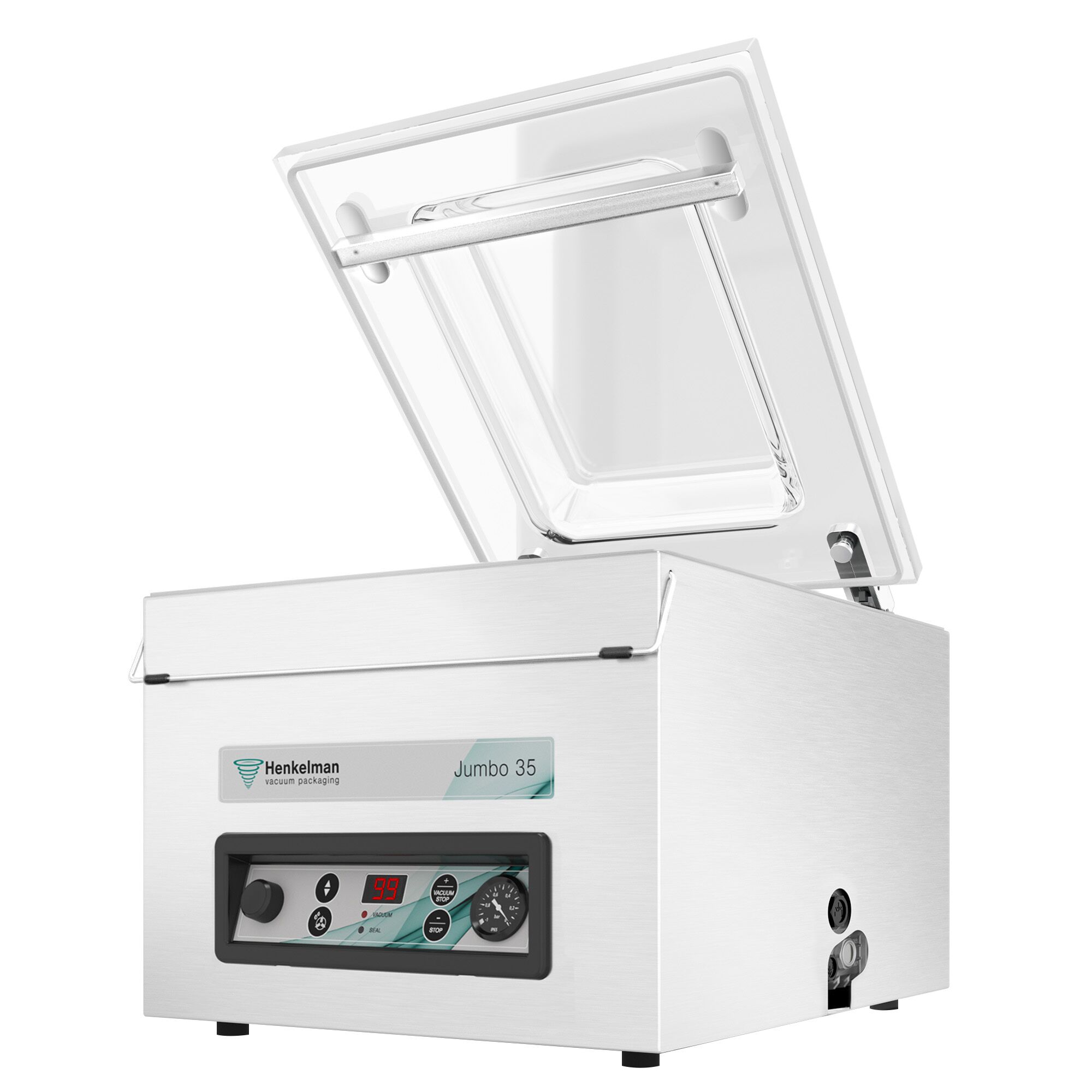 HENKELMAN | Jumbo 35 – Machine sous vide à cloche – 16 m³/h – 600 watts – numérique
