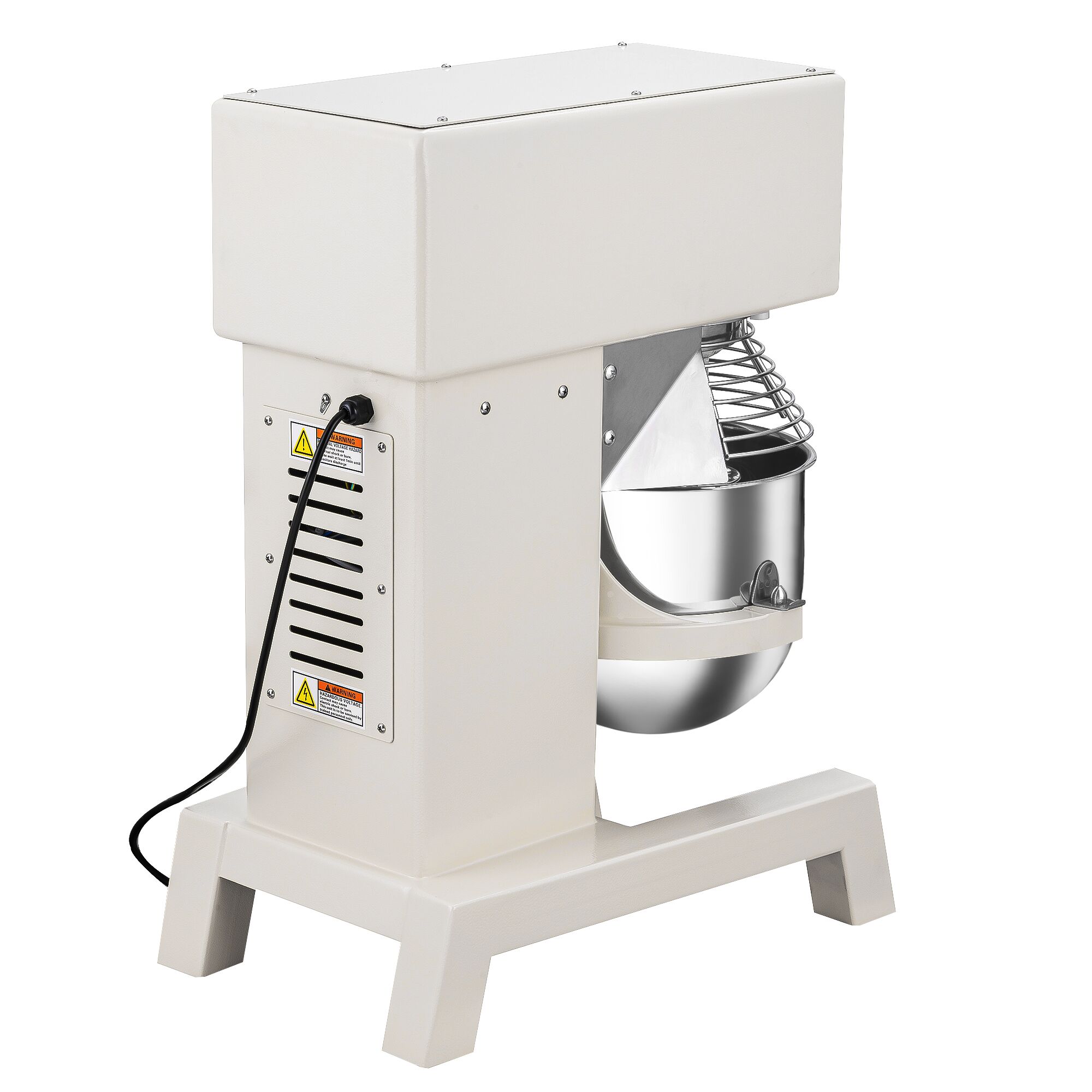 Batteur-mélangeur planétaire professionnel - 10L - 750W - avec affichage, éclairage & 3 outils