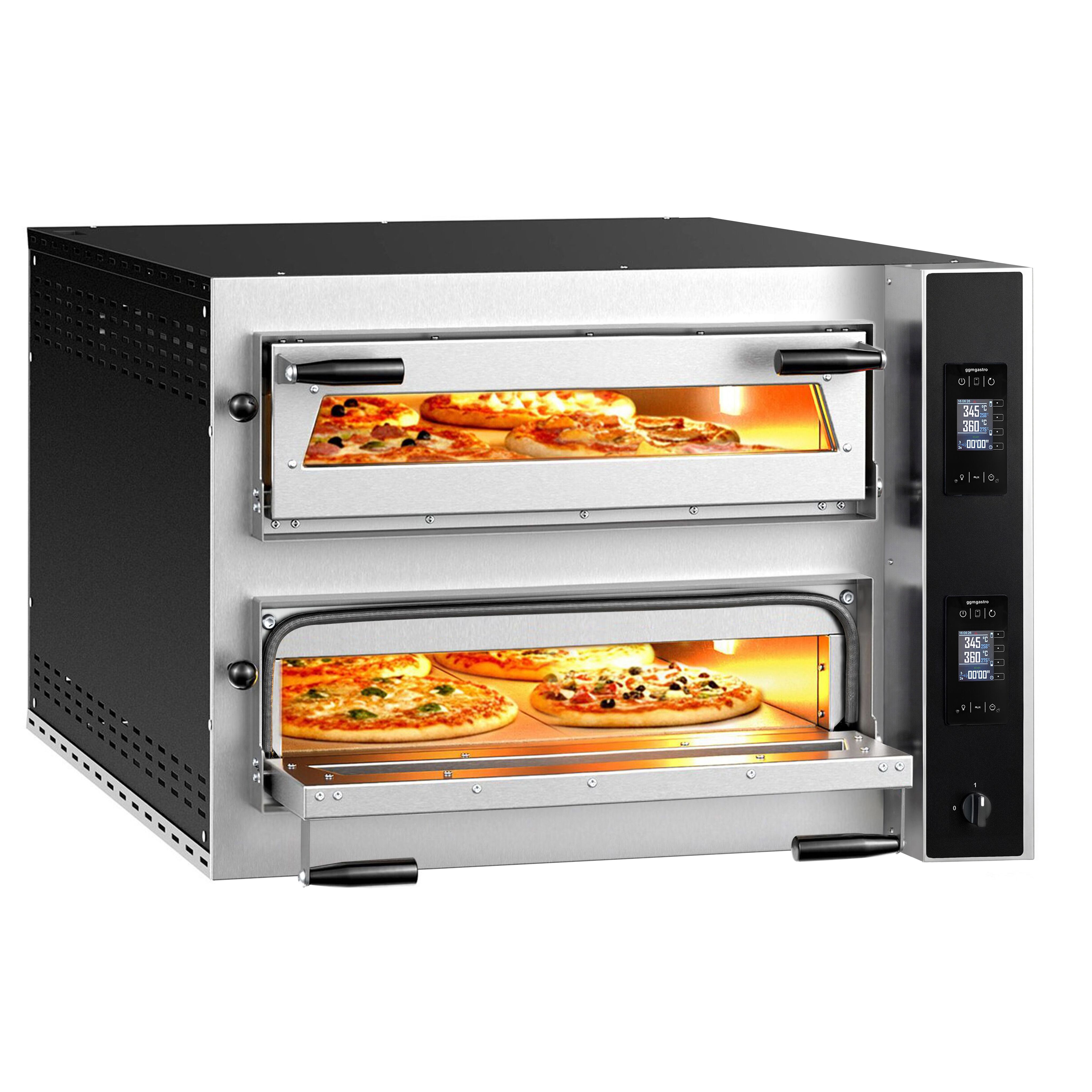 Four à pizza électrique – 6+6 x 35 cm (profondeur) – Digital