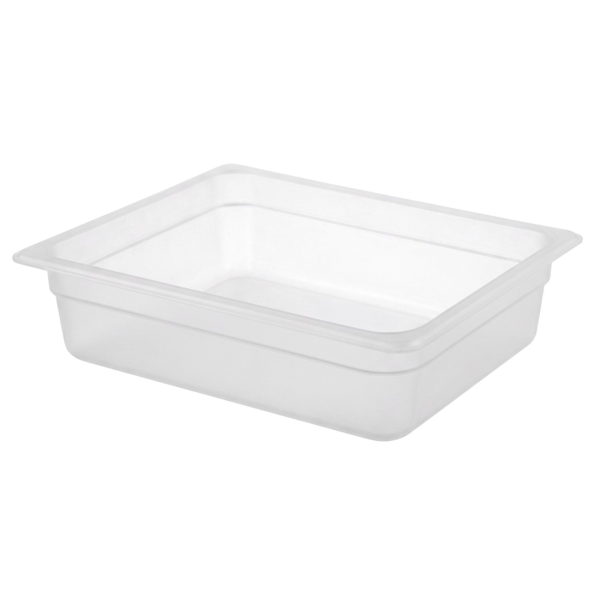 (12 pcs) Polycarbonate Container GN 1/2 - Clear - 8.9L - Depth: 150mm