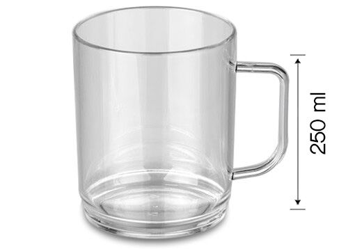 (50 stuks) Theekop - 250ml - Wit