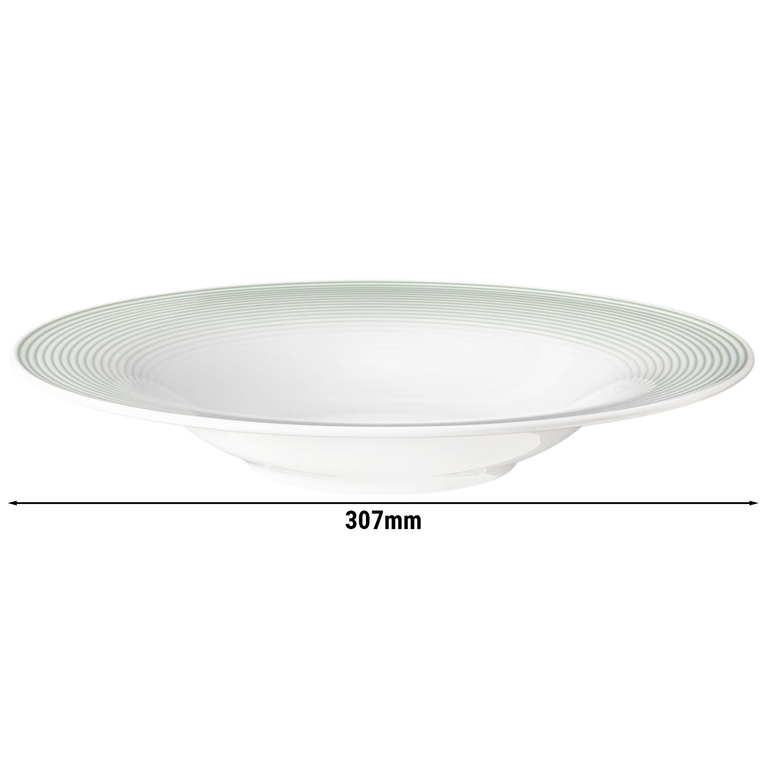 (2 pièces) SELTMANN WEIDEN | Assiette à pâtes – creuse – Ø 300 mm – Vert sauge