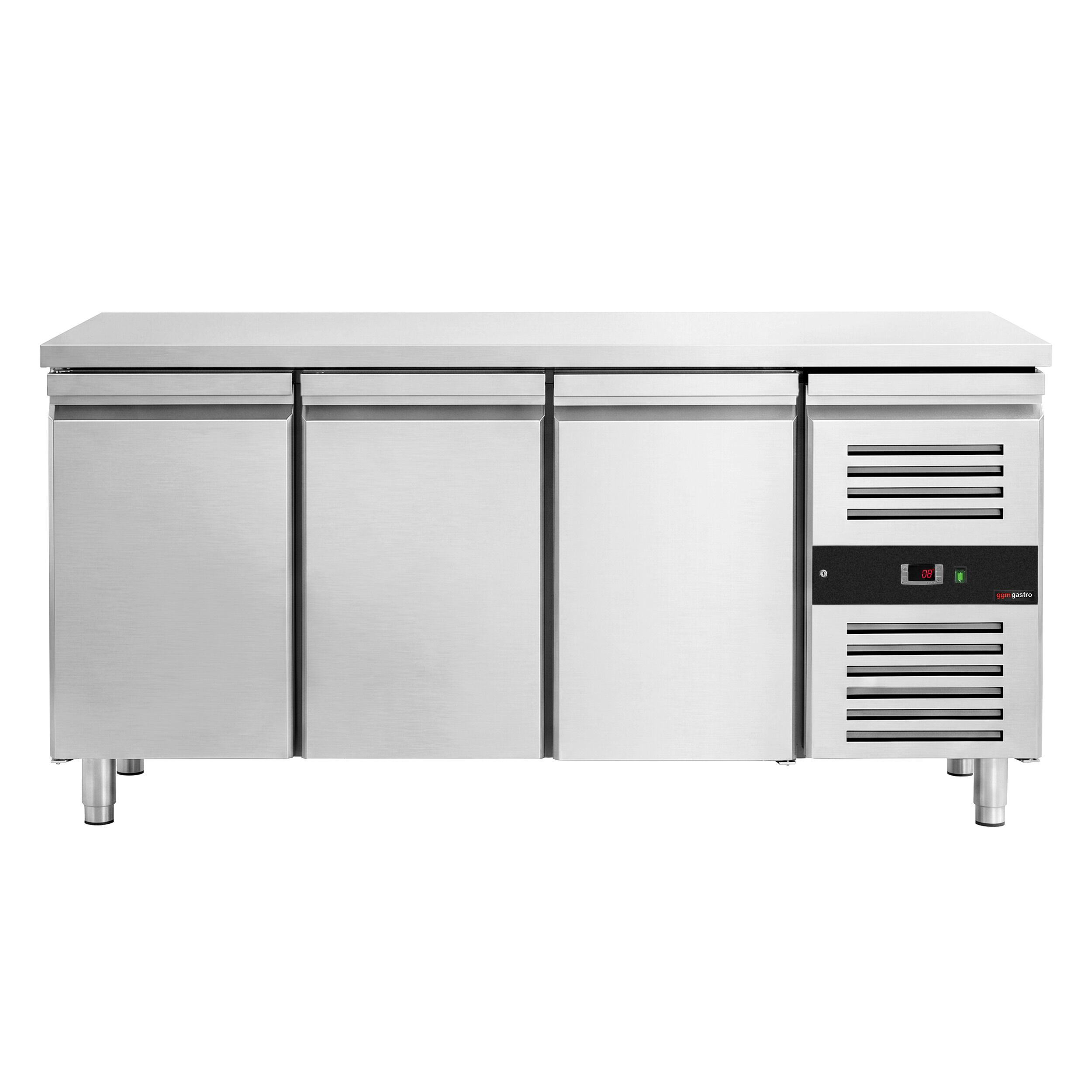 Bakery Counter Fridge PREMIUM - 2020x800mm - with 3 doors - capacity 456 litres