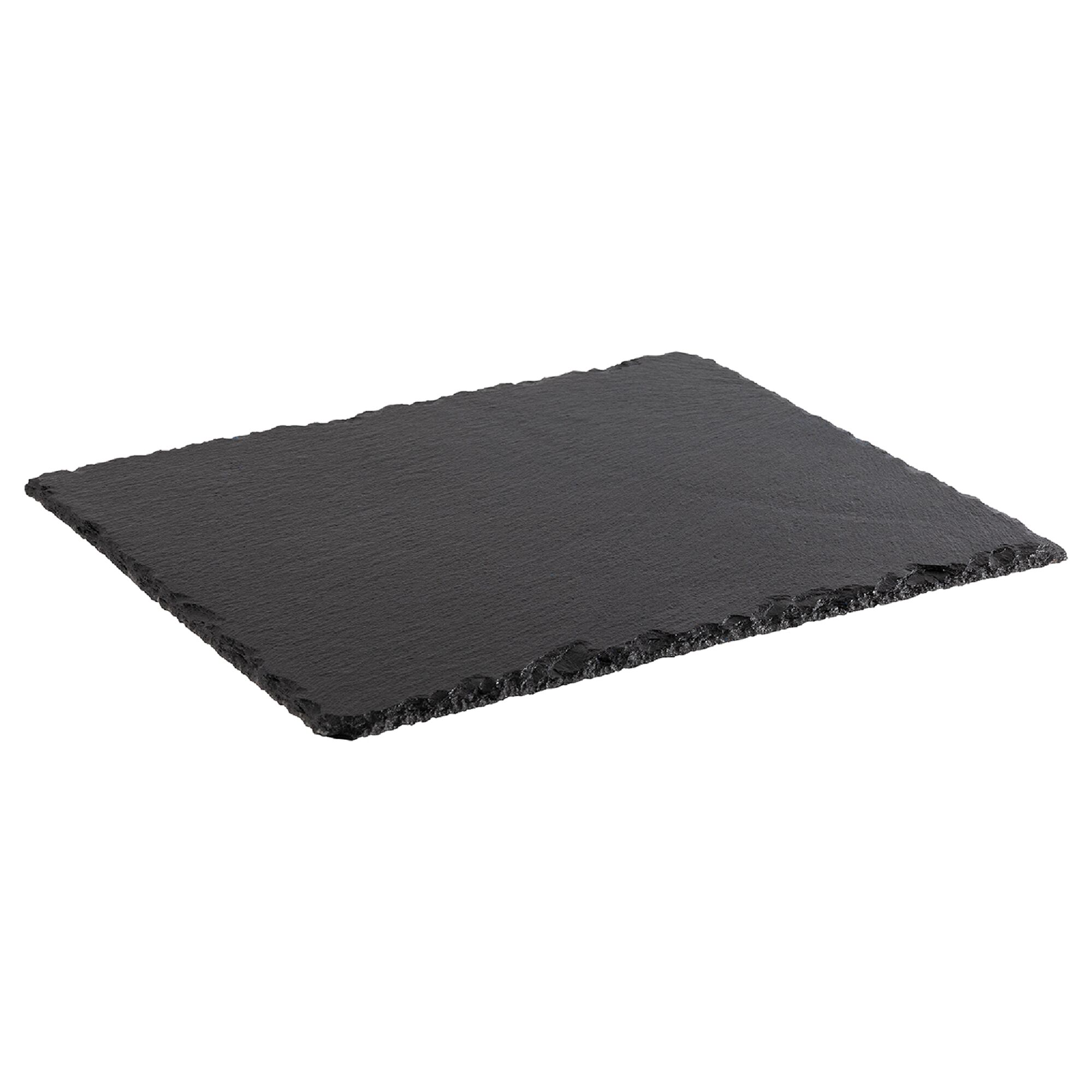 (6 pcs) Plateau en ardoise naturelle - Rectangulaire - Ardoise naturelle - GN 1/2 - 325x265mm