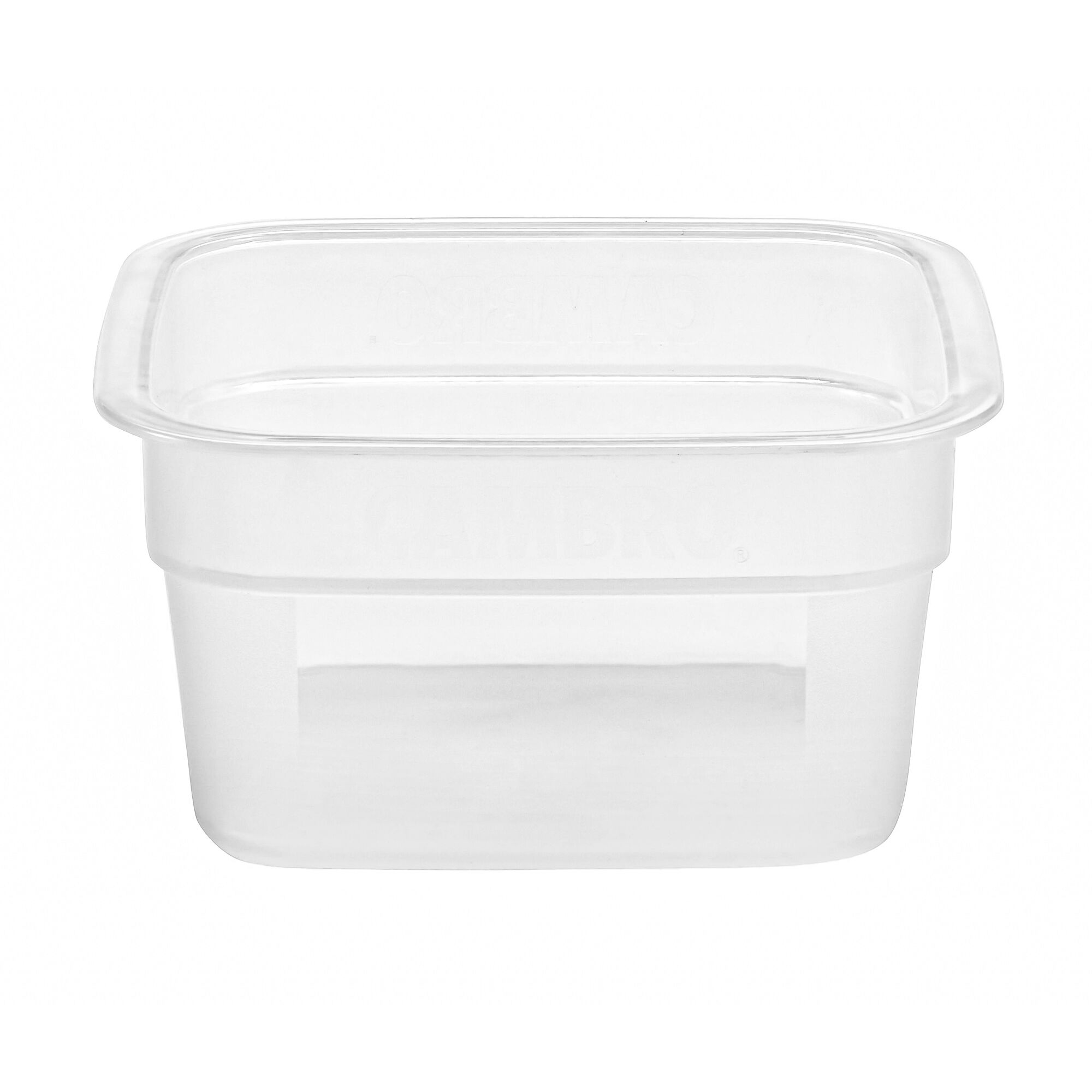 (6 pieces) CAMBRO | CAMSQUARES® FreshPro Square Food Containers – 0.47 L – Clear – Dishwasher Safe
