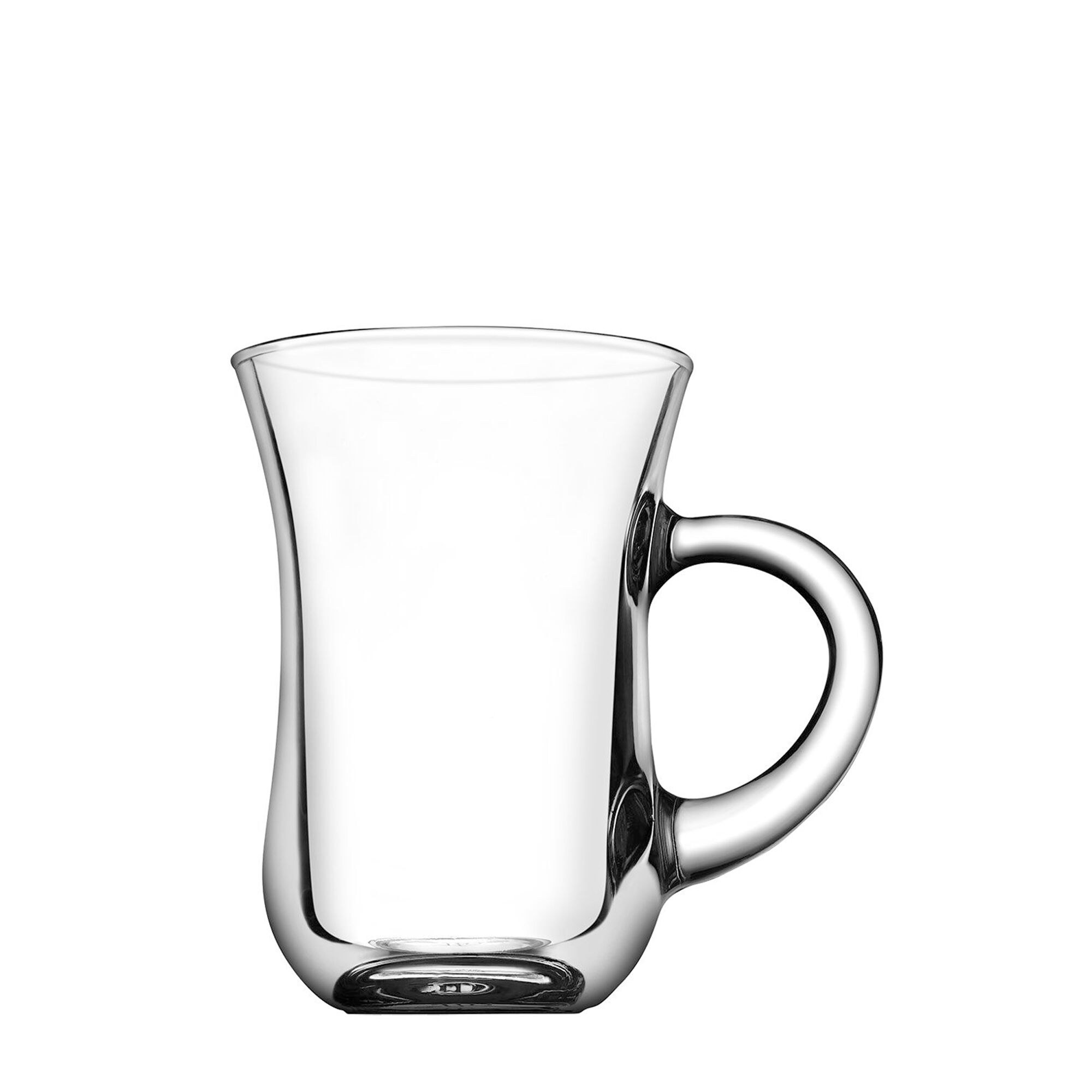 (48 pièces) Verre à thé avec anse - AQUA - 140 ml - lot de 6