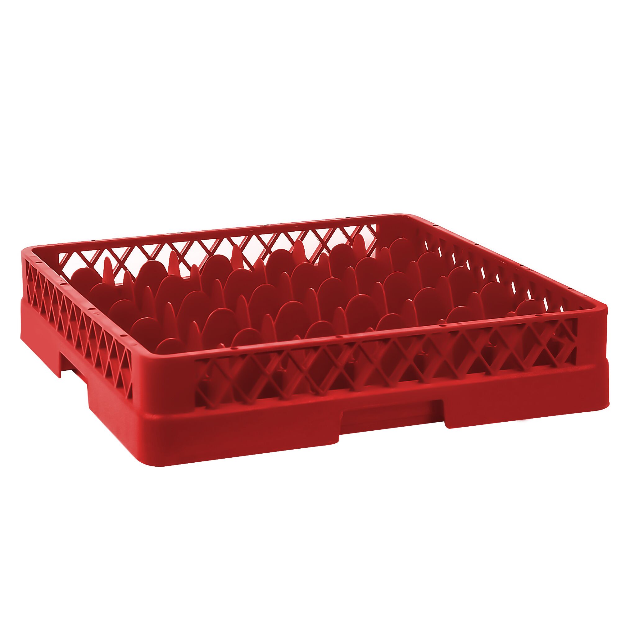 Casier à verres - 500x500mm - 49 compartiments - Rouge - compatible ARU49N