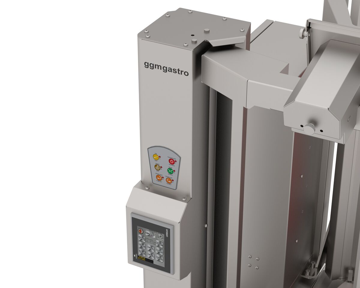 Gas Automatic Doner Kebab Grill - 5 Burner - up to 120kg - 13.3kW - Countertop - incl. 1 skewer & drip tray