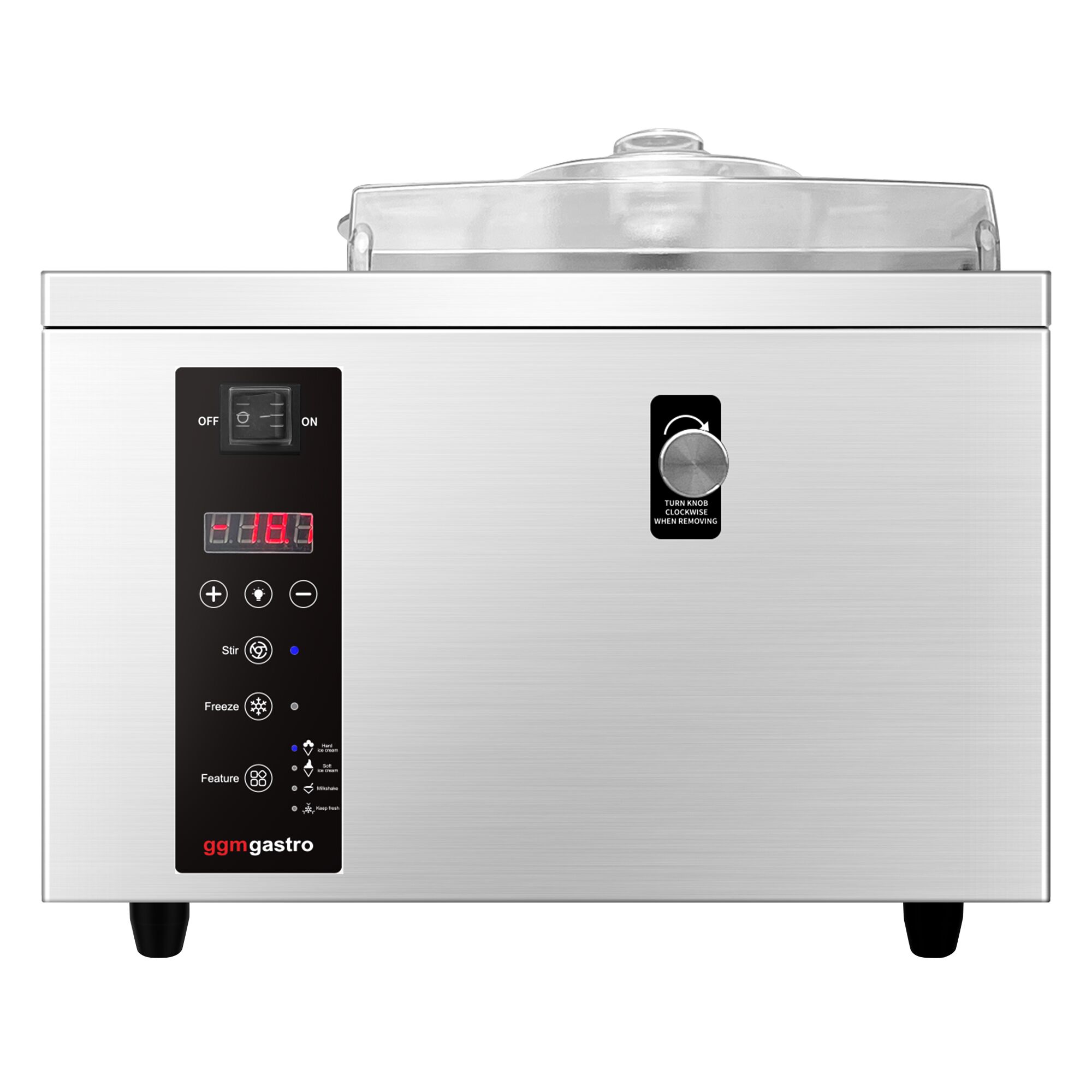 Machine à glace à l’italienne - 5L/h - 500W - À poser