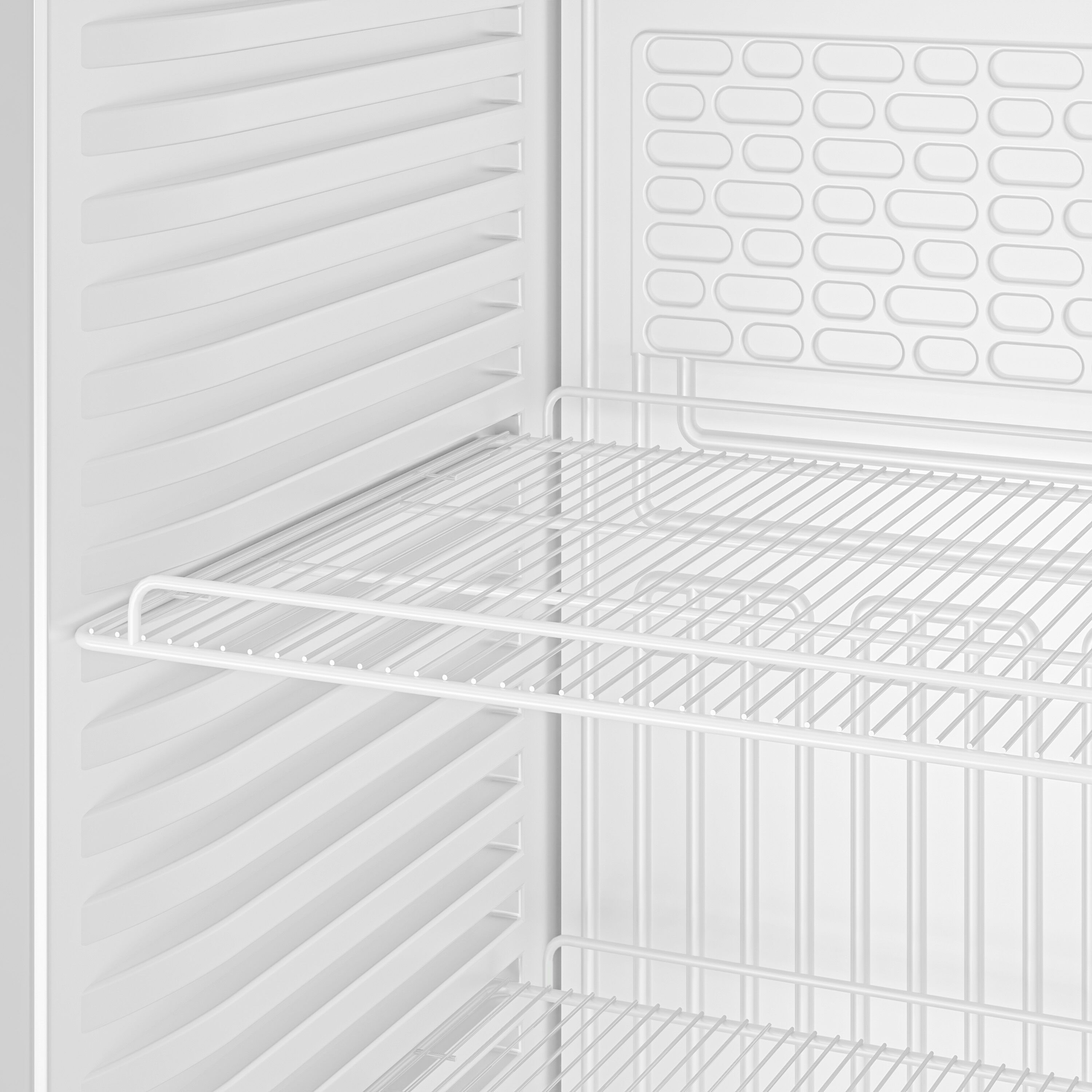 (2 pièces) Vitrine réfrigérée à boissons - 690 litres - design sans cadre - avec 2 portes vitrées et écran publicitaire
