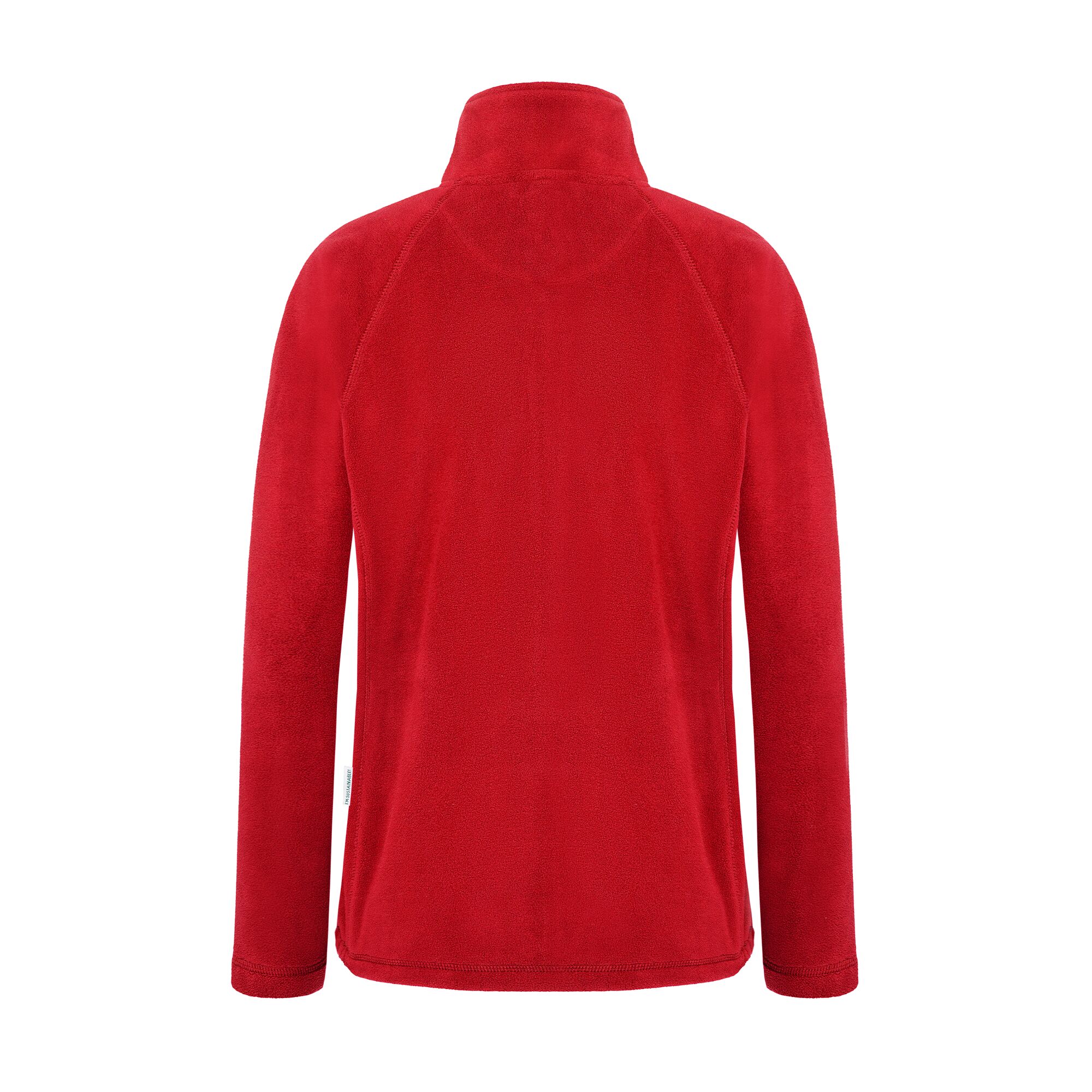 KARLOWSKY | Women's Workwear Fleece Jacket Warm‑Up – Red - L - Recycled Polyester