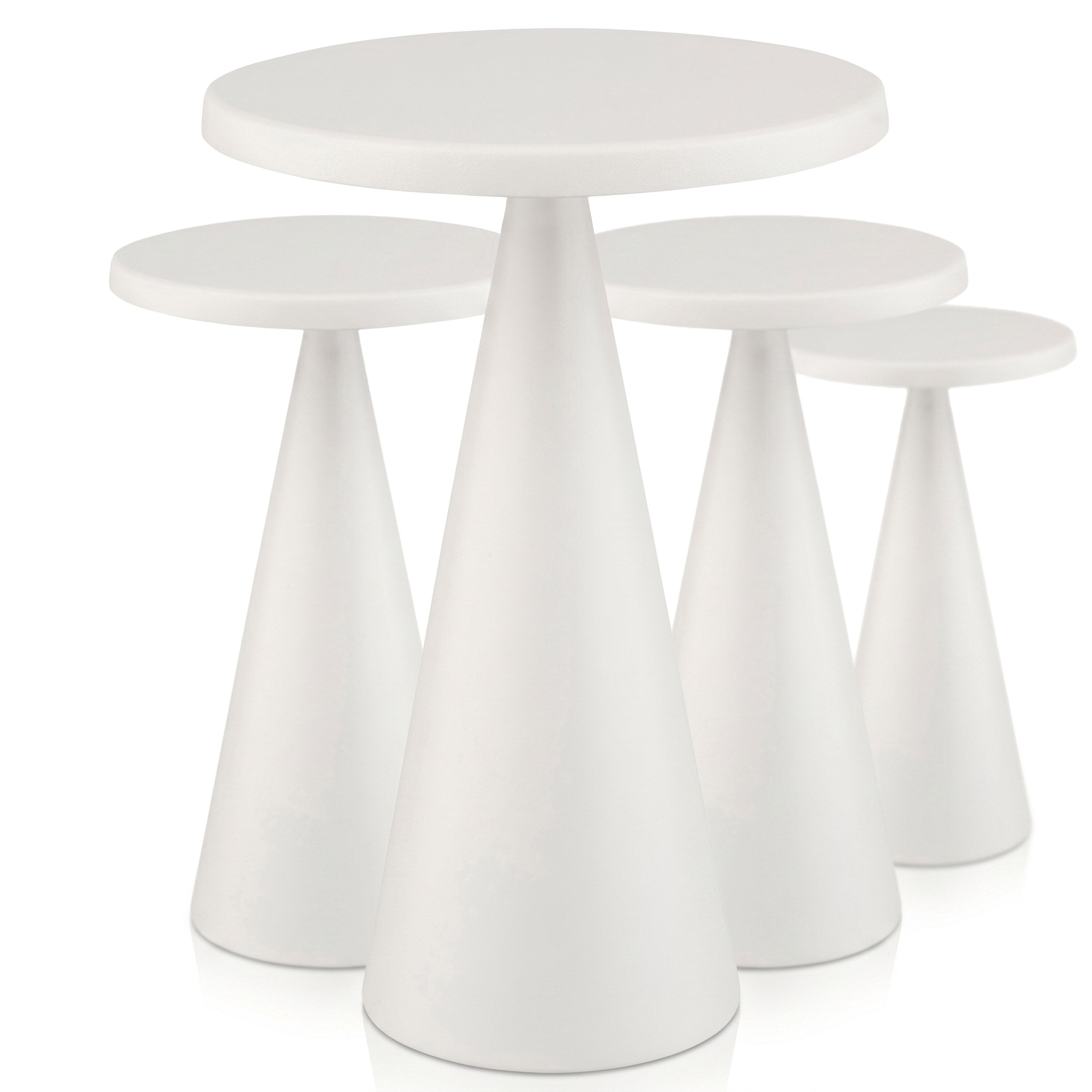 (4 pièces) Lampe de table – CONE – Ø 130 mm – Whisper White