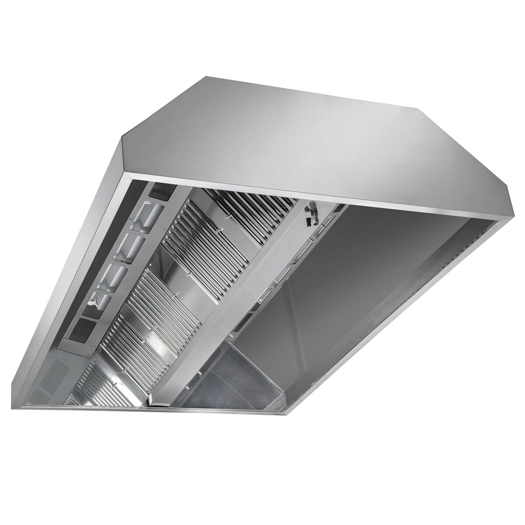 Hotte de plafond - 3400 mm - avec filtre & lampe
