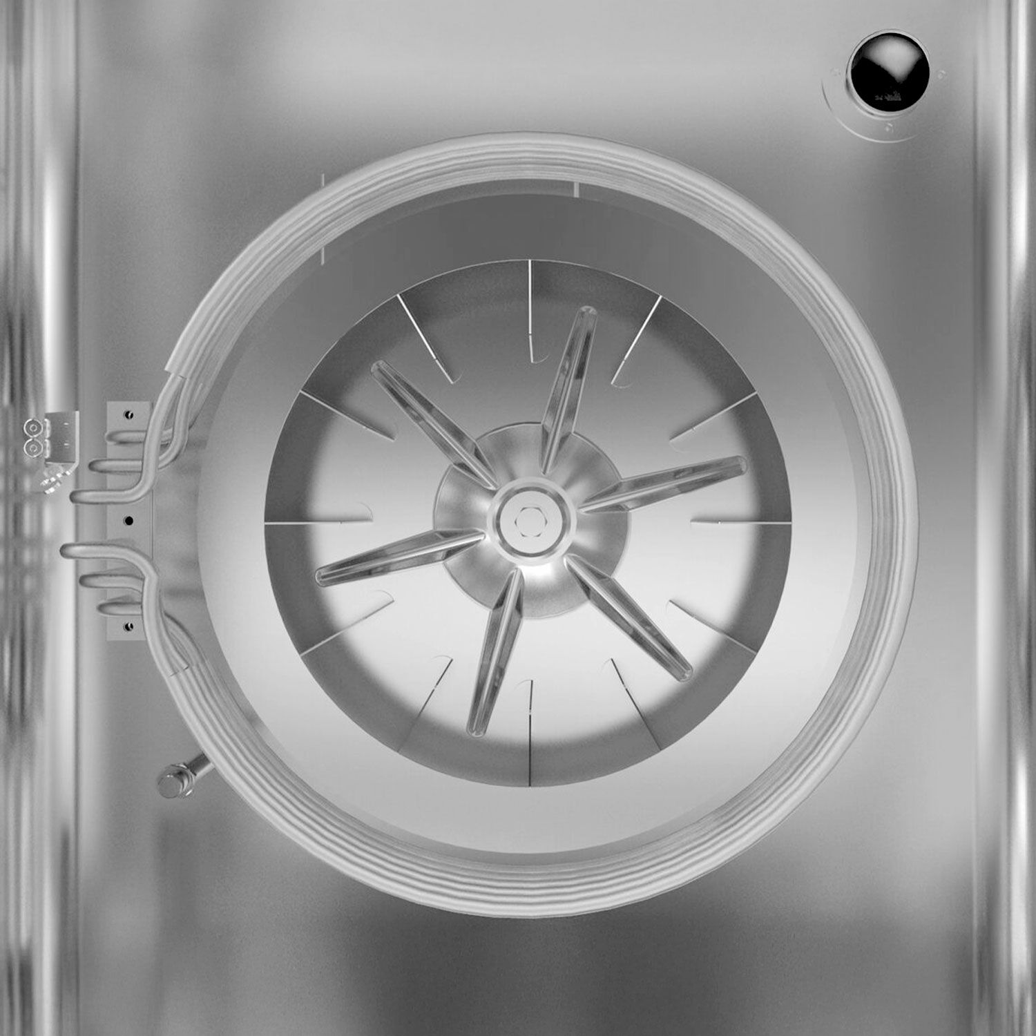 Four mixte - tactile - 10 x GN 1/1 - avec système de lavage, sonde de température, chaudière et châssis intérieur