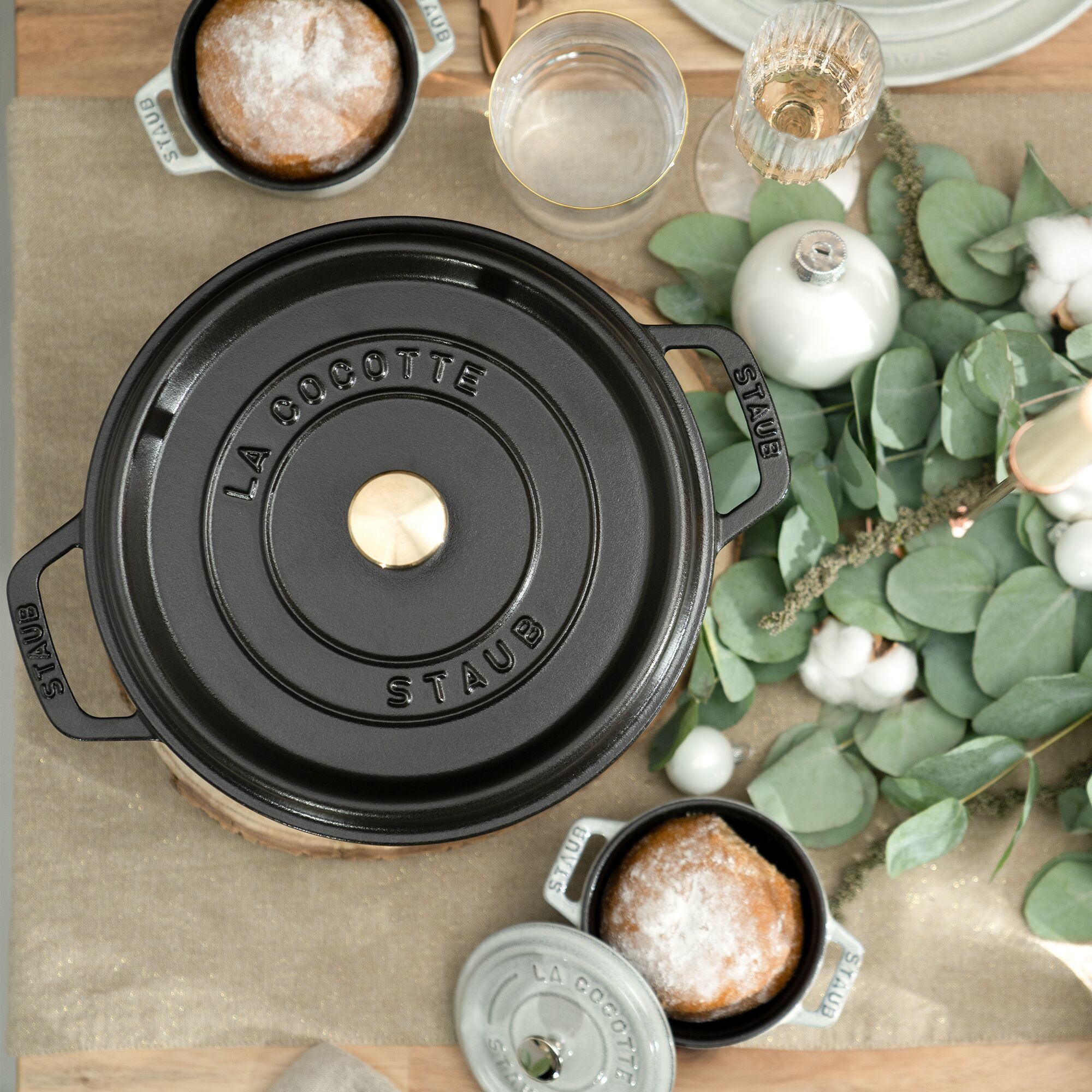 STAUB | LA COCOTTE - Cocotte - Ø 260mm - Gjutjärn - Svart