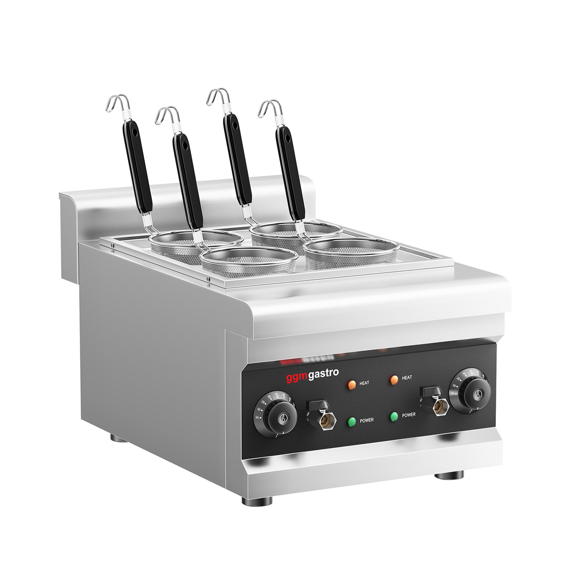 Cuiseur à pâtes électrique – 3 kW – incl. 4 paniers