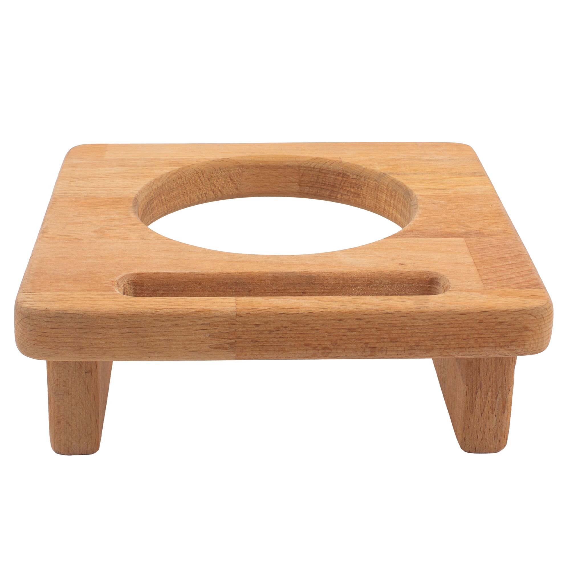 Support pour casserole en bois - pour 1 casserole