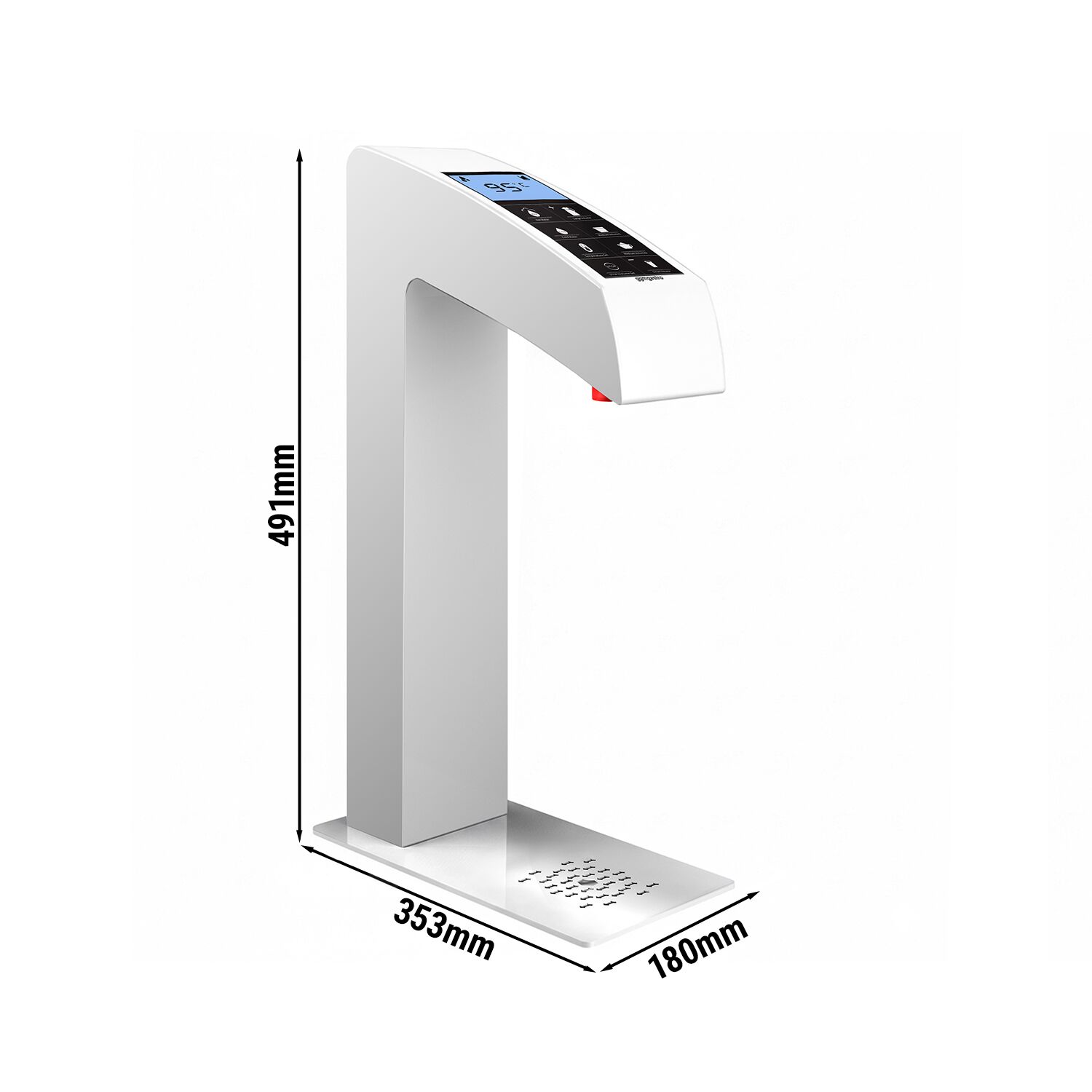 Distributeur de boissons chaudes - Numérique - 10,5L - 2kW - Blanc