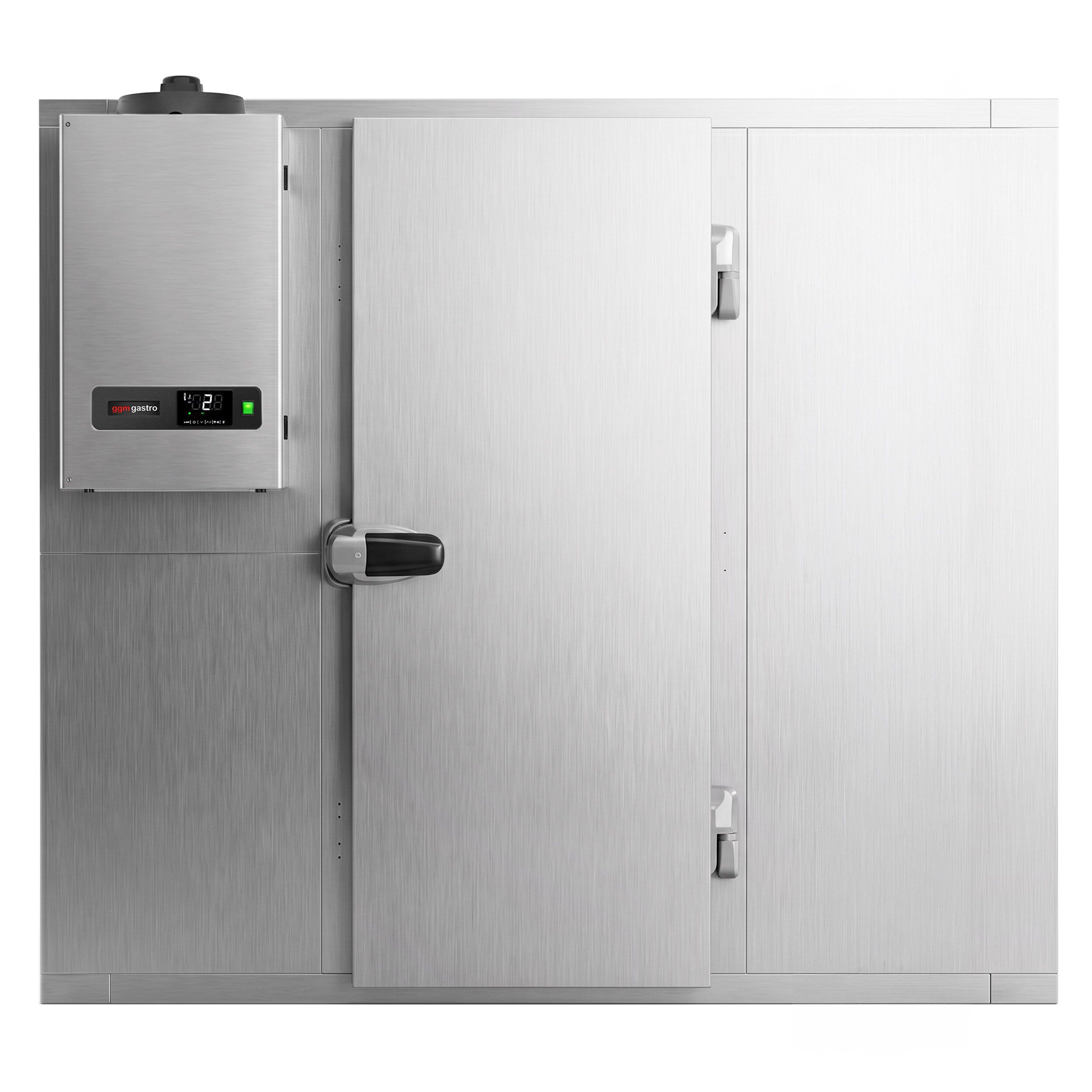 RVS koelcel - 2100x1500mm - 4,80m³ - incl. koelmotor