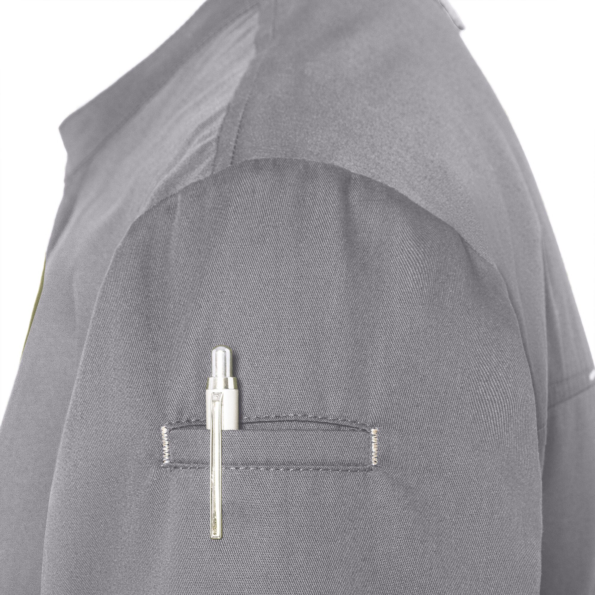 KARLOWSKY | GREEN-GENERATION Chef Jacket – Platinum Grey - Size 46 - Recycled Polyester