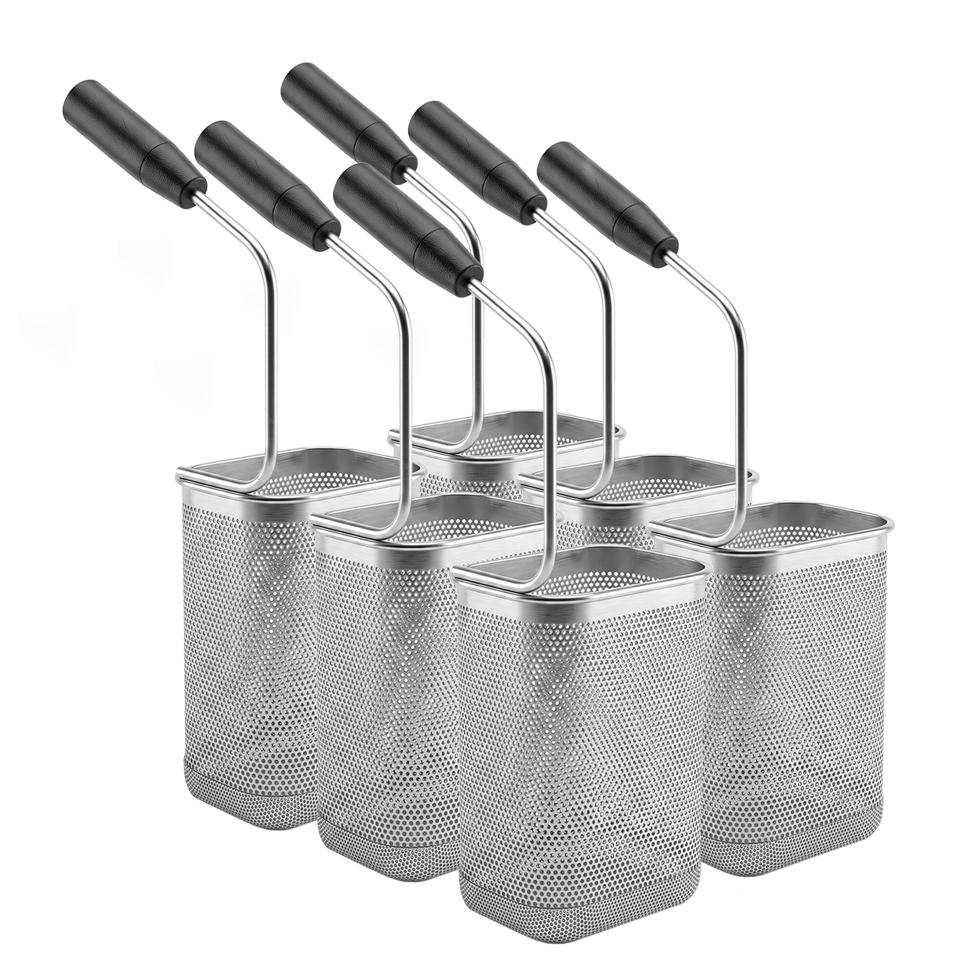 (6 pcs) Panier à pâtes GN 1/6 - Set