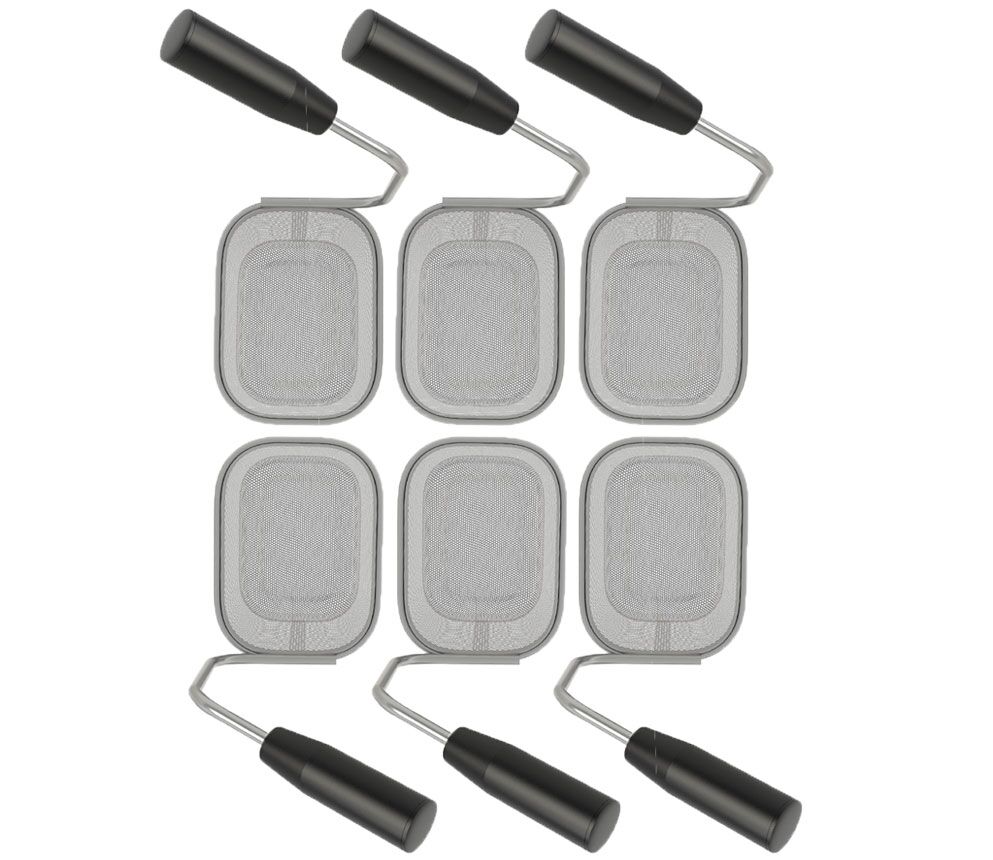 6x 1/6 Panier à nouilles - 140x105x200mm - Inox - compatible avec ENB663P, ENB669P, ENB479P, GNB479E, GNB879E