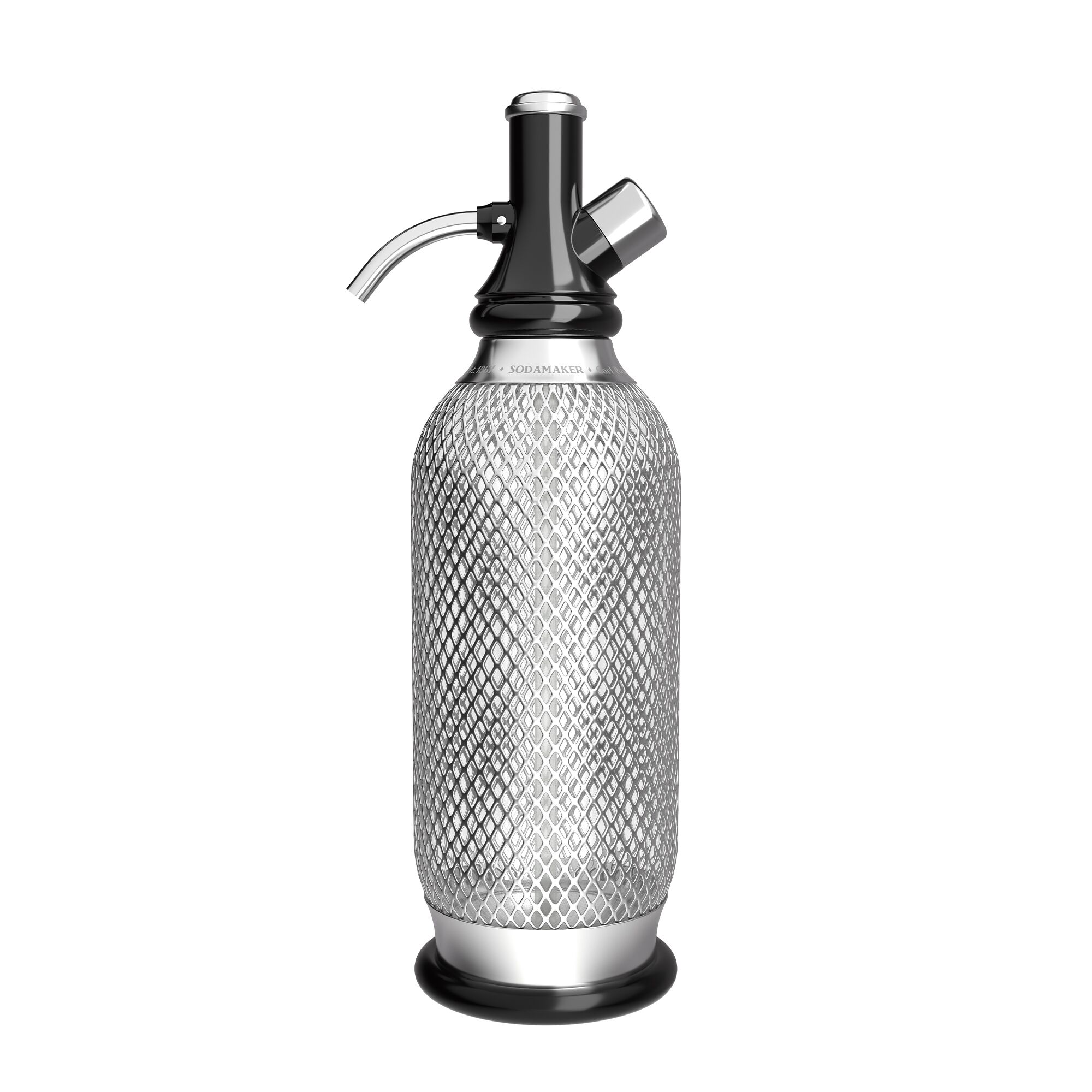 ISI | Sodamaker Classic - Appareil à gazéifier l'eau - 1 litre - Acier inoxydable