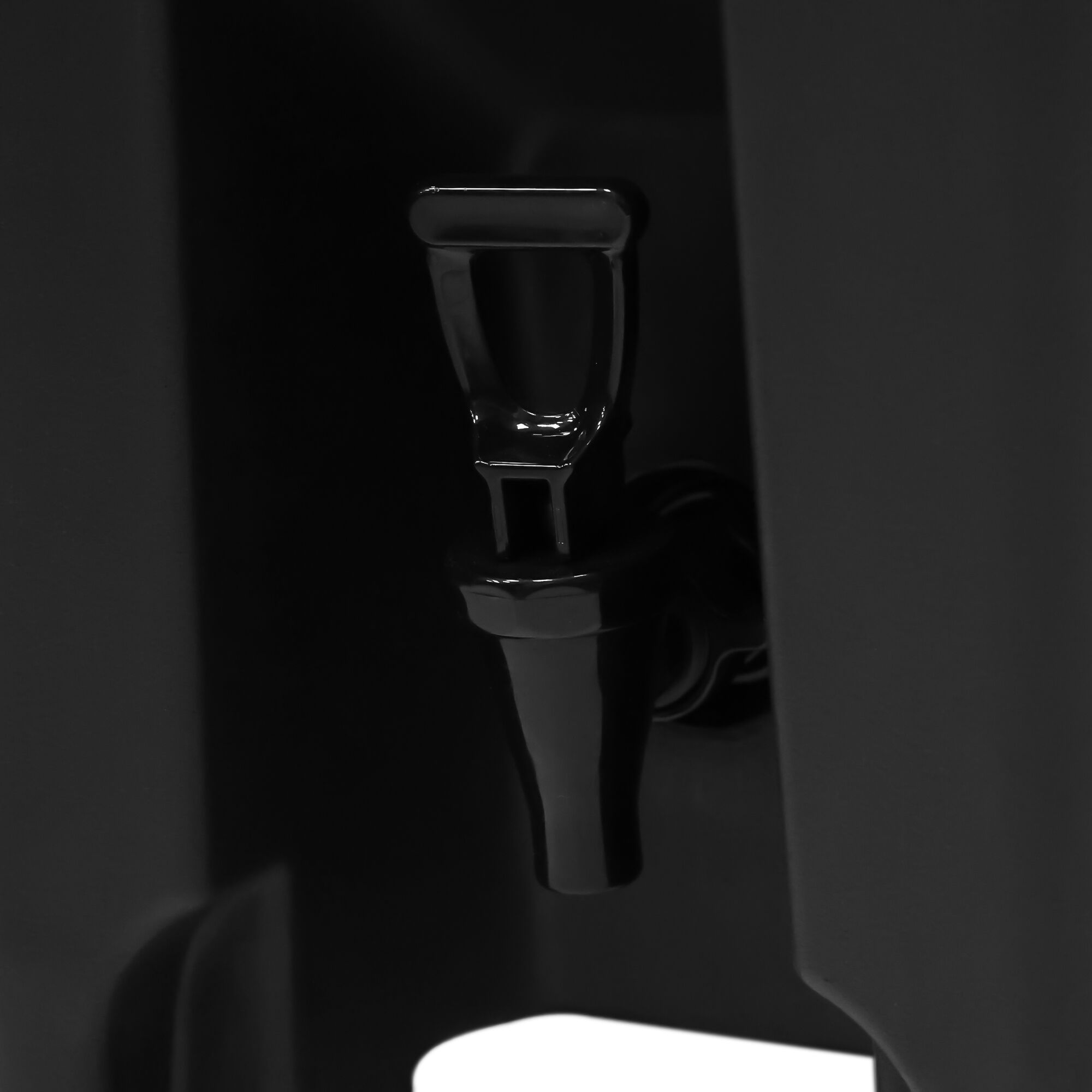 Thermo Getränkebehälter mit Hahn - 40 Liter - schwarz