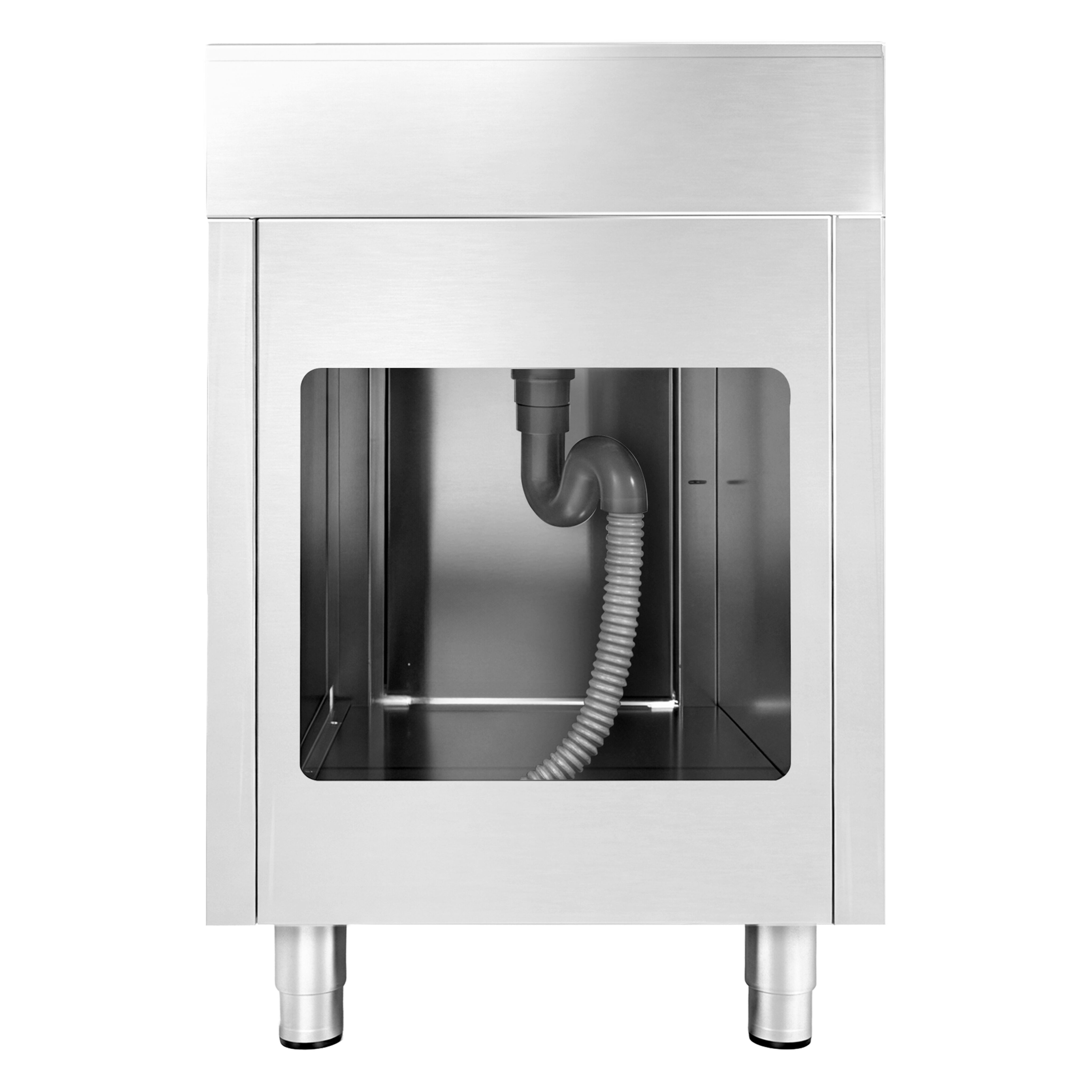 Meuble plonge PREMIUM - 600x700mm - avec 1 bac central