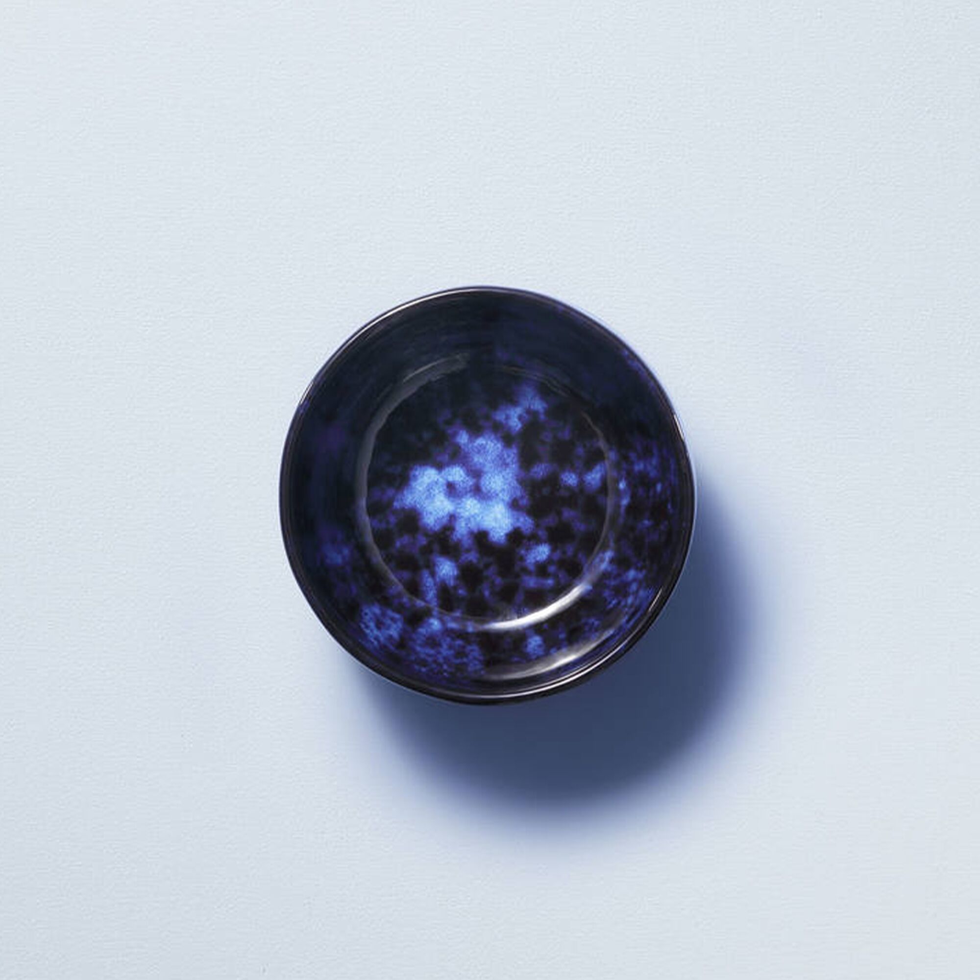 (4 pcs) Coupe - BAMA BLUE - Grès (stoneware) - Ø 120mm - Bleu