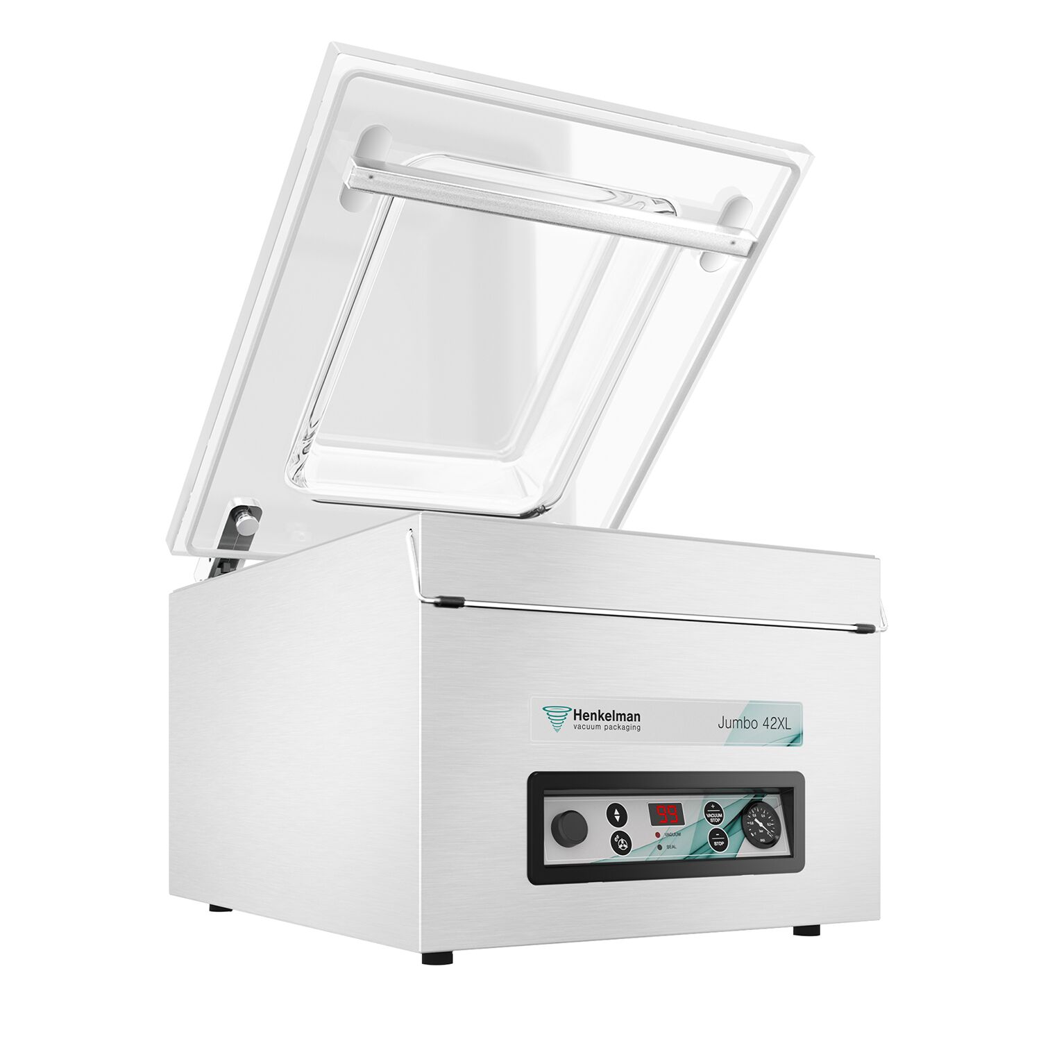 HENKELMAN | Jumbo 42XL – Machine sous vide à cloche – 16 m³/h – 600 watts – numérique