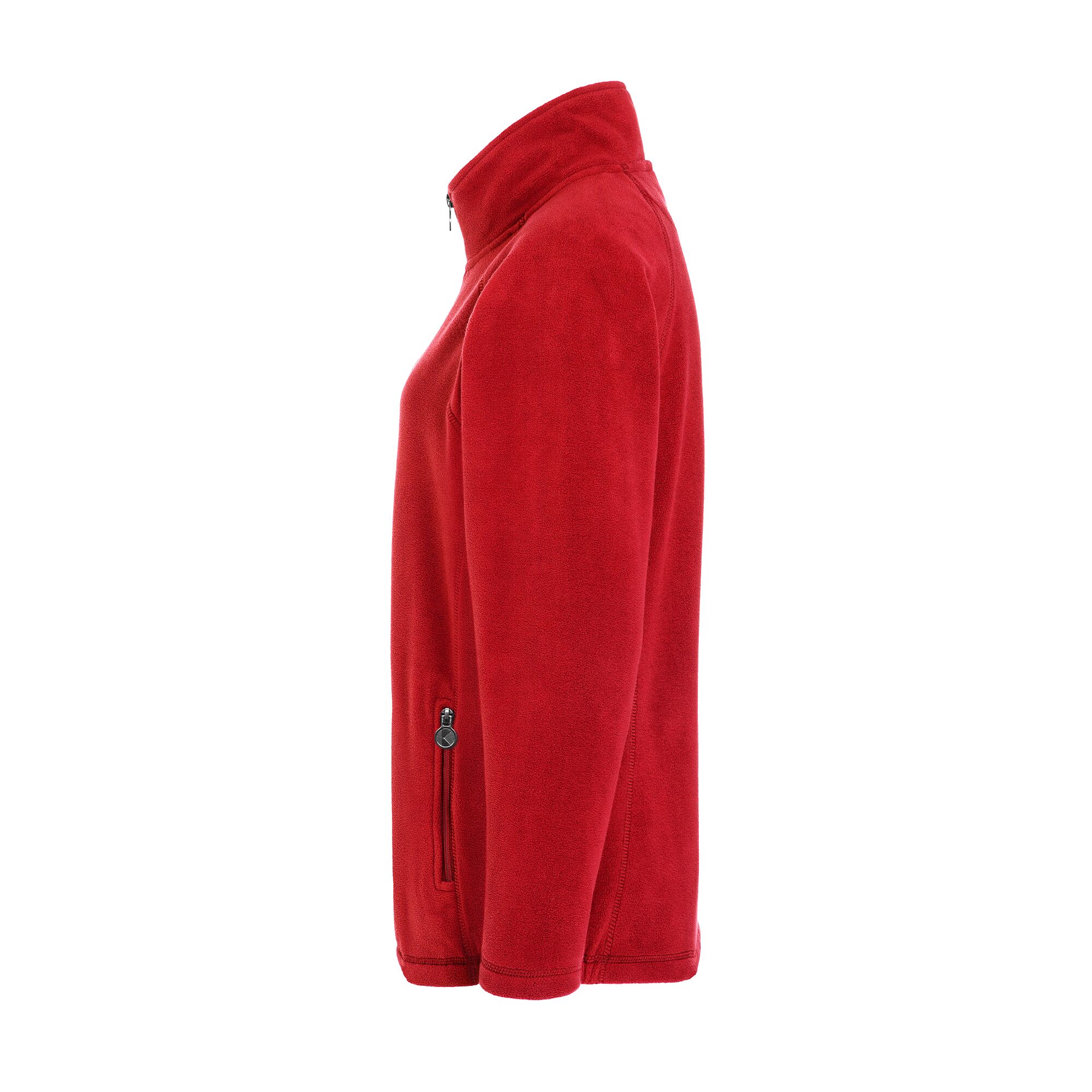 KARLOWSKY | Women's Workwear Fleece Jacket Warm‑Up – Red - L - Recycled Polyester