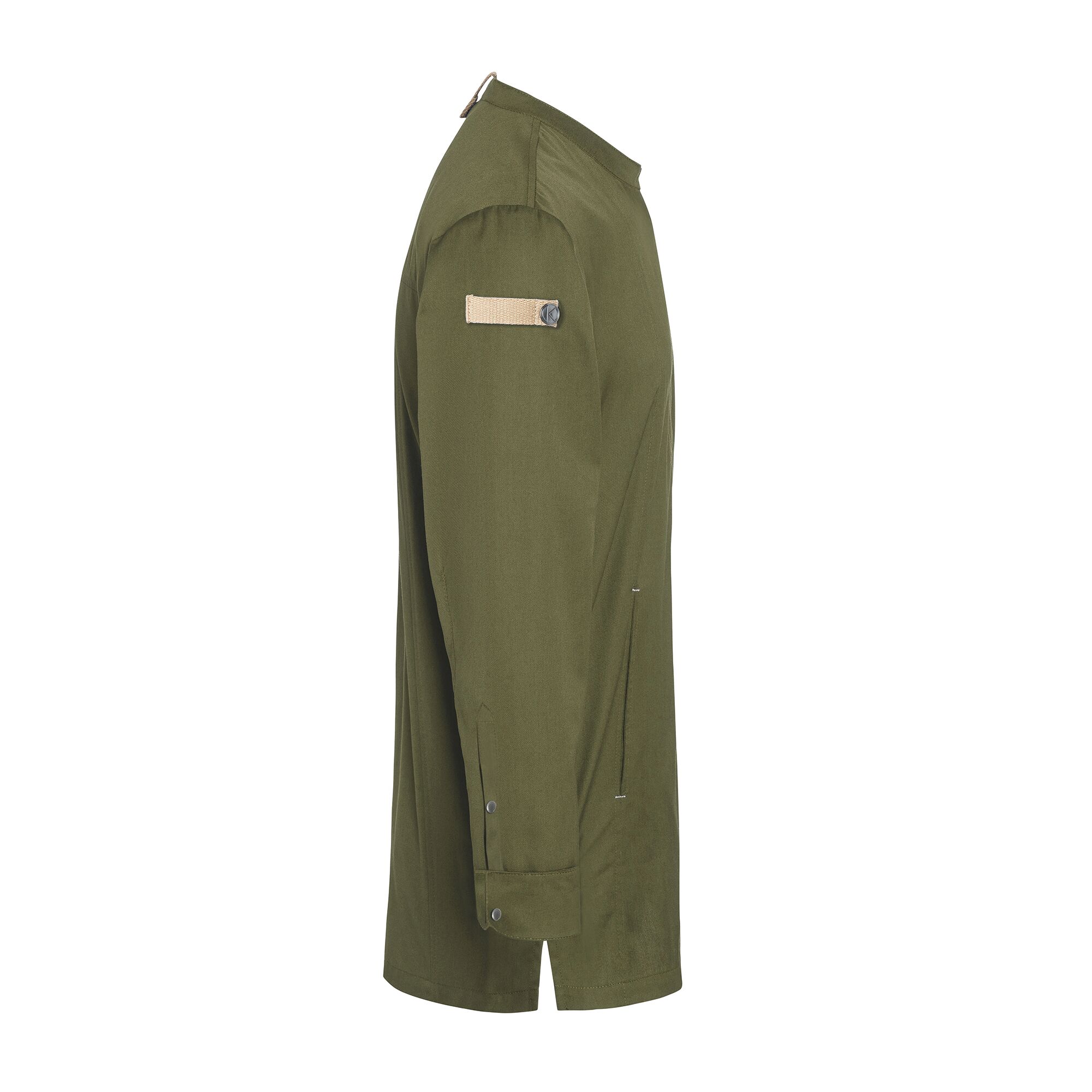 KARLOWSKY | GREEN-GENERATION Chef Jacket – Moss Green - Size 46 - Recycled Polyester