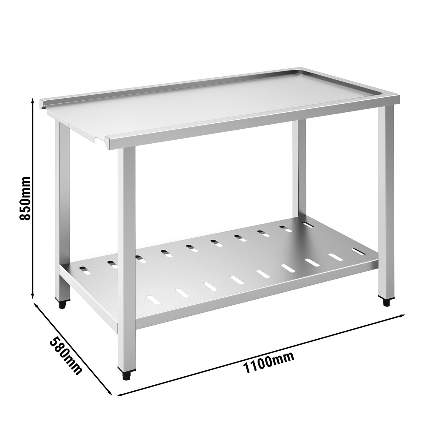 Table de sortie - 1100mm - Montage à droite - pour DSHI1080WD