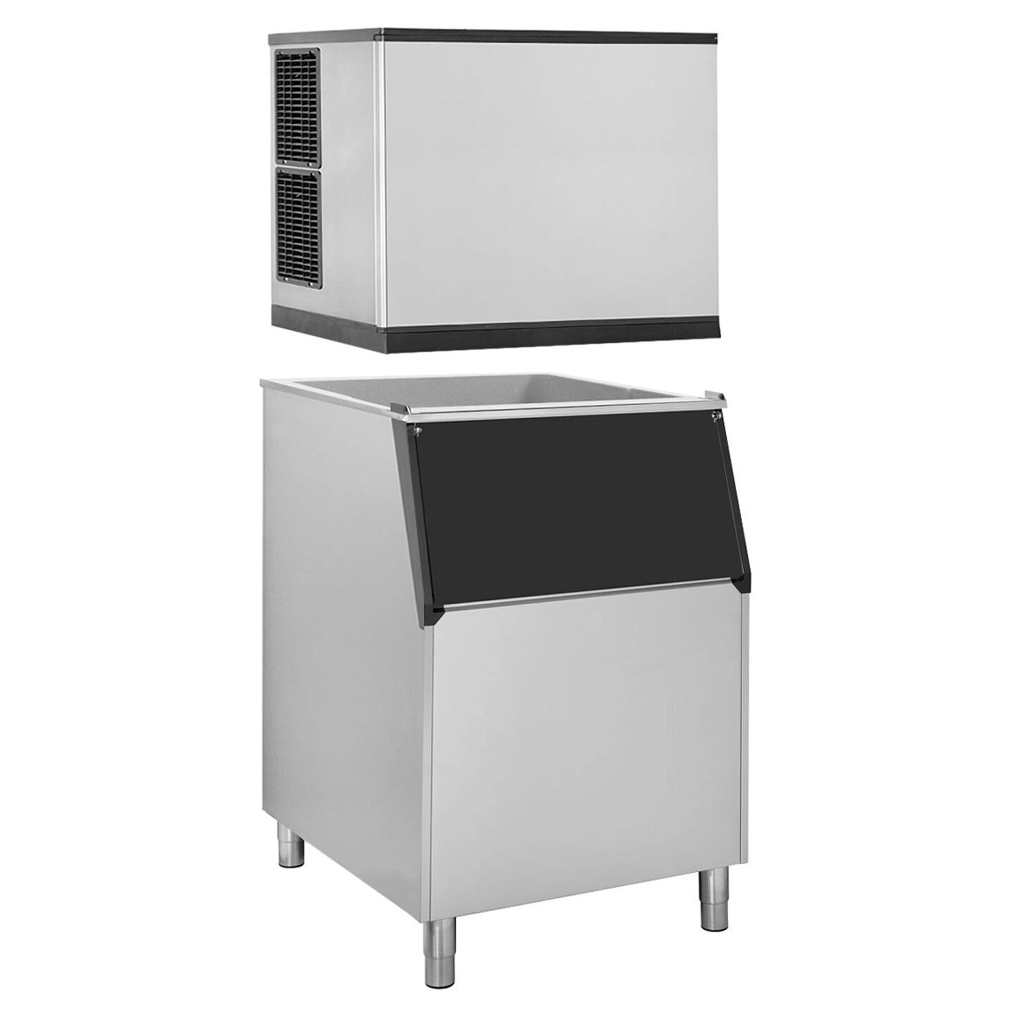 Machine à glaçons - Cubes - 212 kg/24 h - y Bac à glaçons