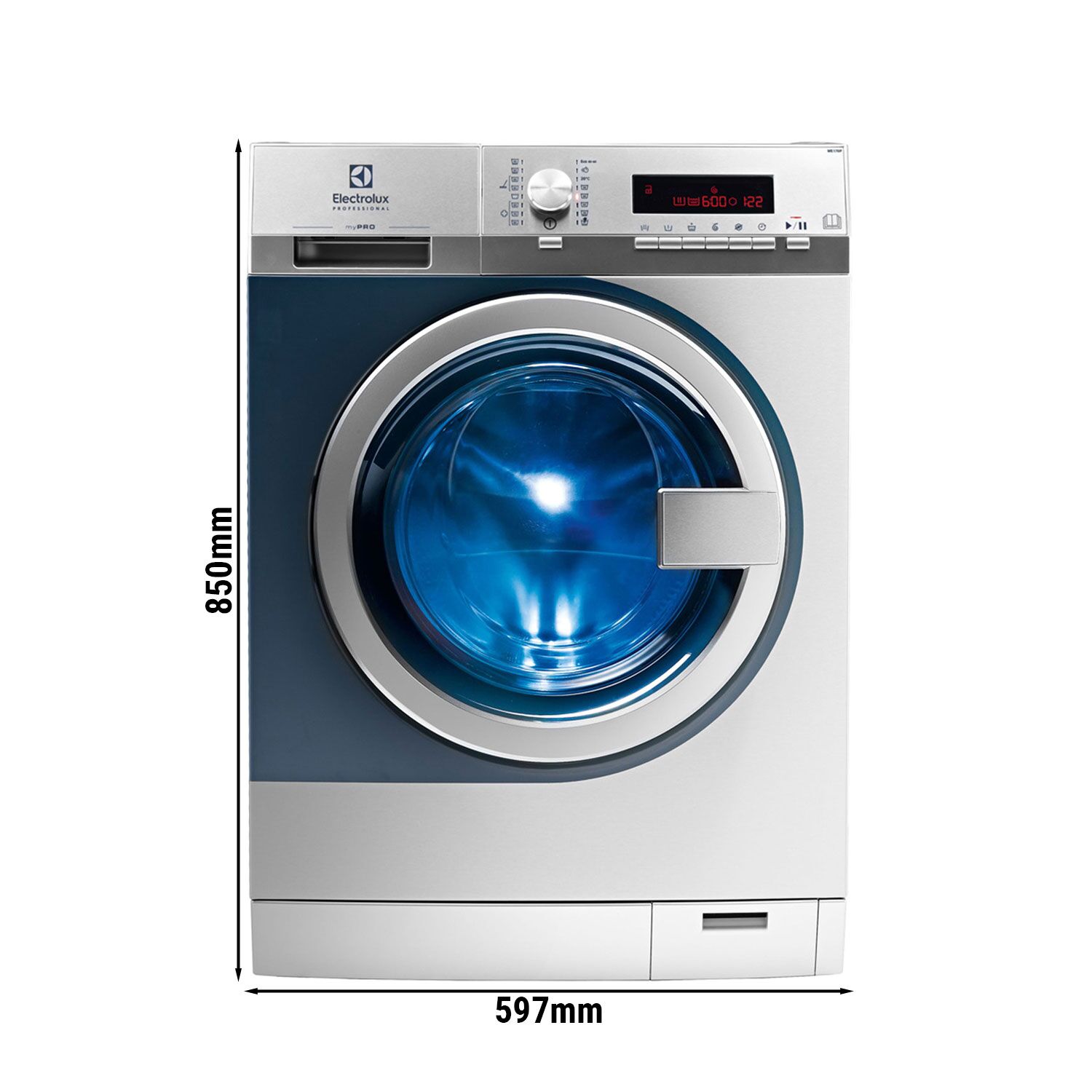 ELECTROLUX | Commercial myPRO WE170P Commercial Washing Machine - 8 kg – Drain Pump – 230V, 2.2 kW