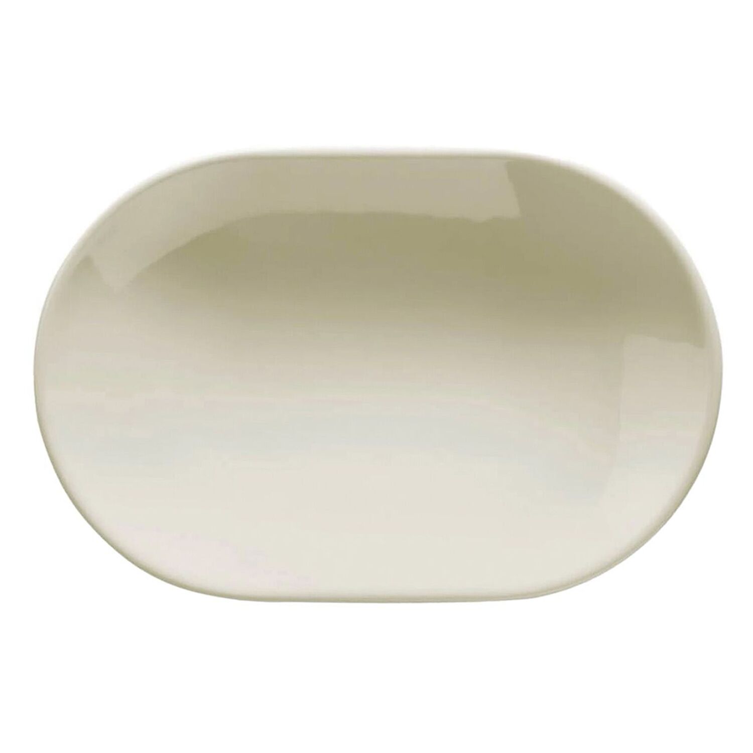 (24 pièces) TEOS - Plat / Assiette à Döner - Ovale - Longueur : 360 mm - Crème