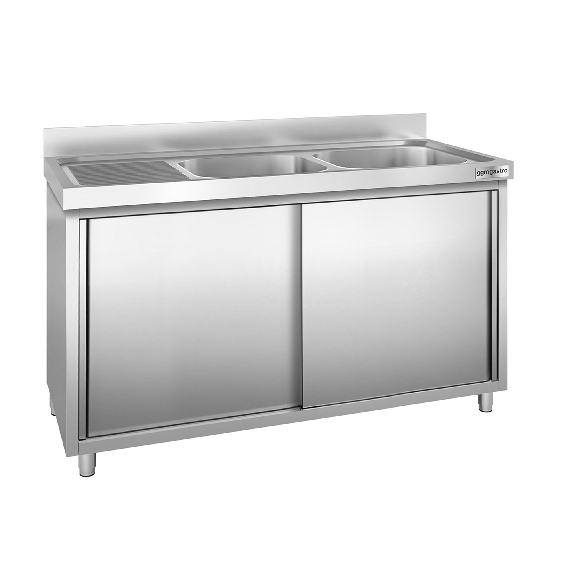 Plonge PREMIUM - 1600x700mm - 2 bacs