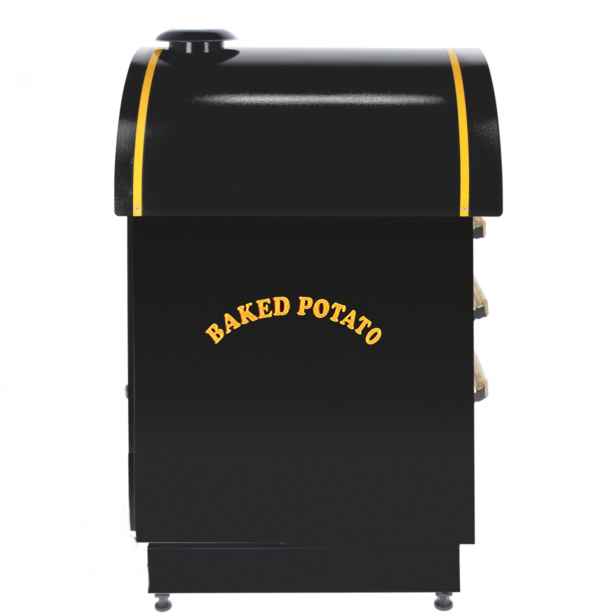 Commercial Gas Jacket Potato Oven - Manual Controls - 4.9kW - 500x1200x700mm - with 3 drawers