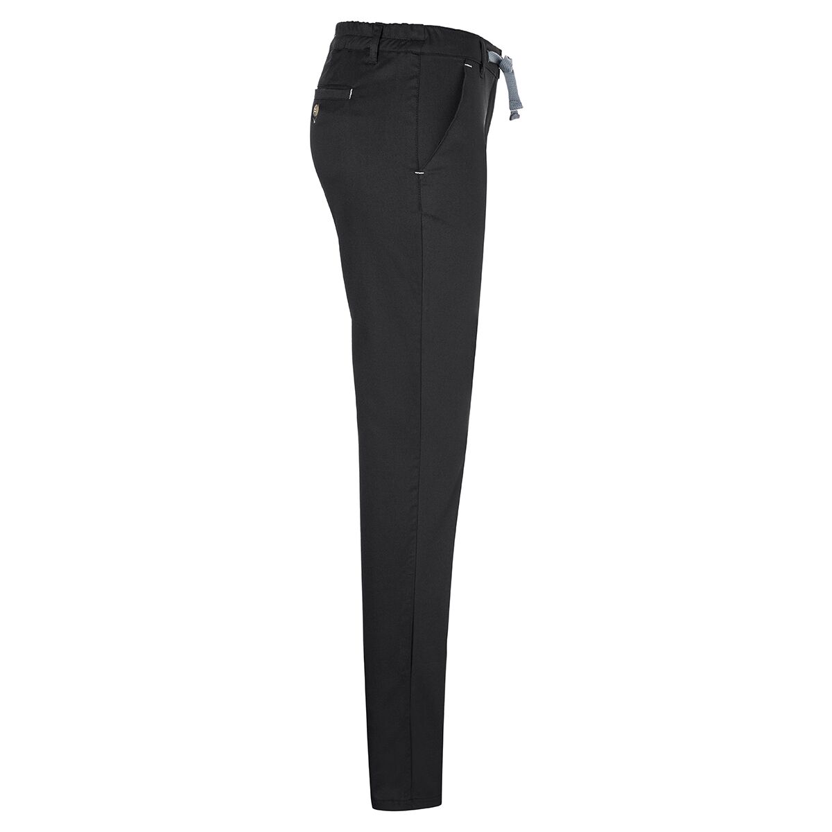 (6 pièces) KARLOWSKY | Pantalon chino femme stretch moderne - Noir - Taille : 34