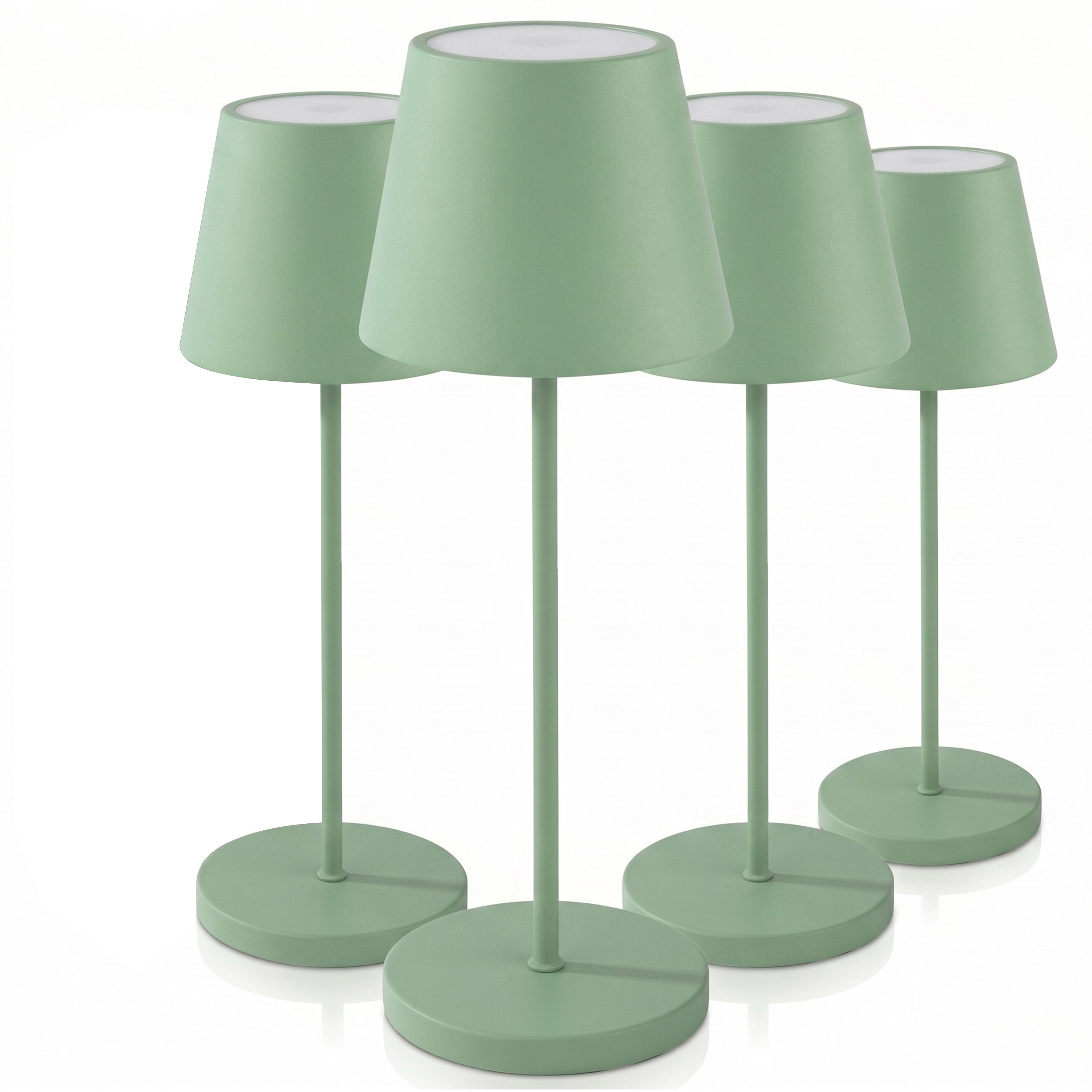 (4 pièces) Lampe de table – MERLE – dimmable en 3 niveaux – Ø 110 mm – Mint