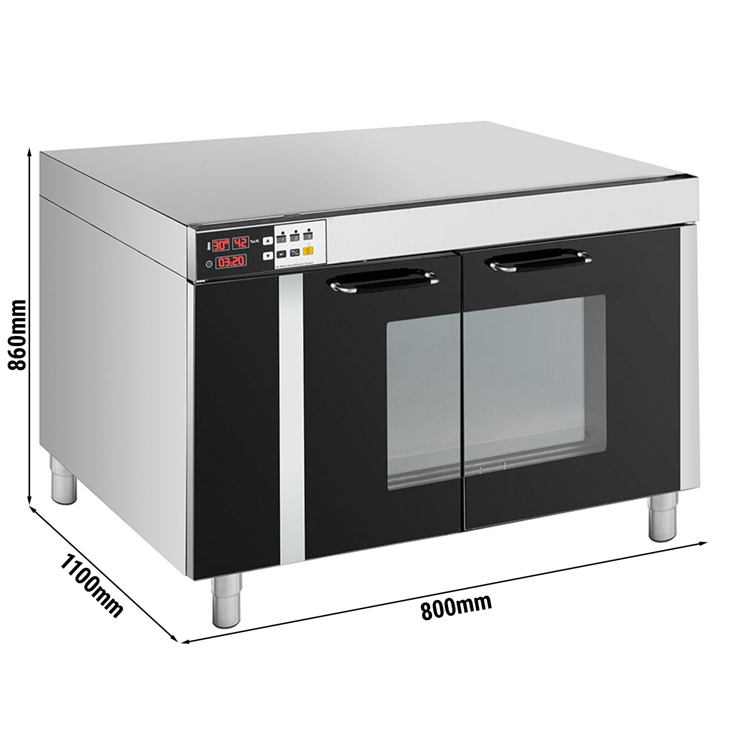 Armoire de fermentation - Numérique - 8x EN 600x400mm