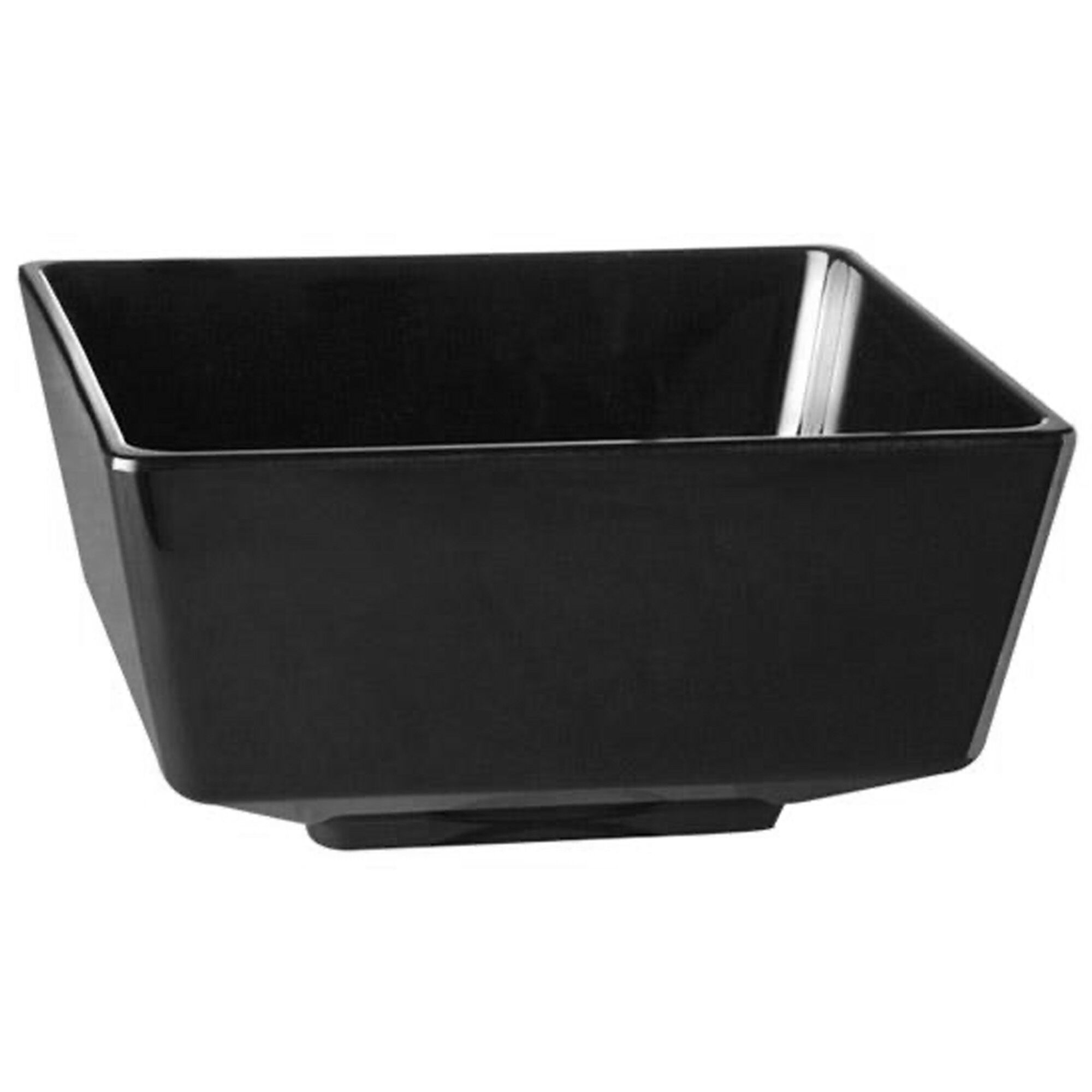 (36 pièces) Coupelles à sauce - FLOAT - Melamine - 30 ml - carré - Noir