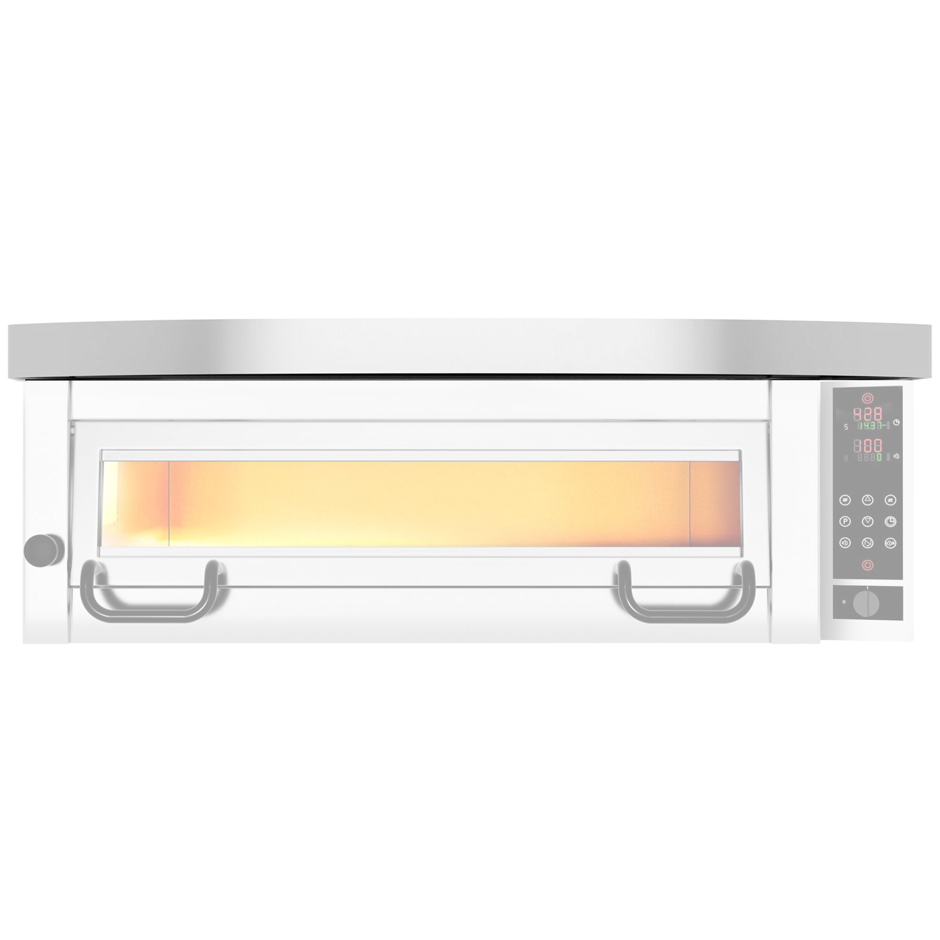 Hotte pour four à pizza - 1110x1047x90mm - Inox - pour Four à pizza POP434E & POP434ED - sans moteur