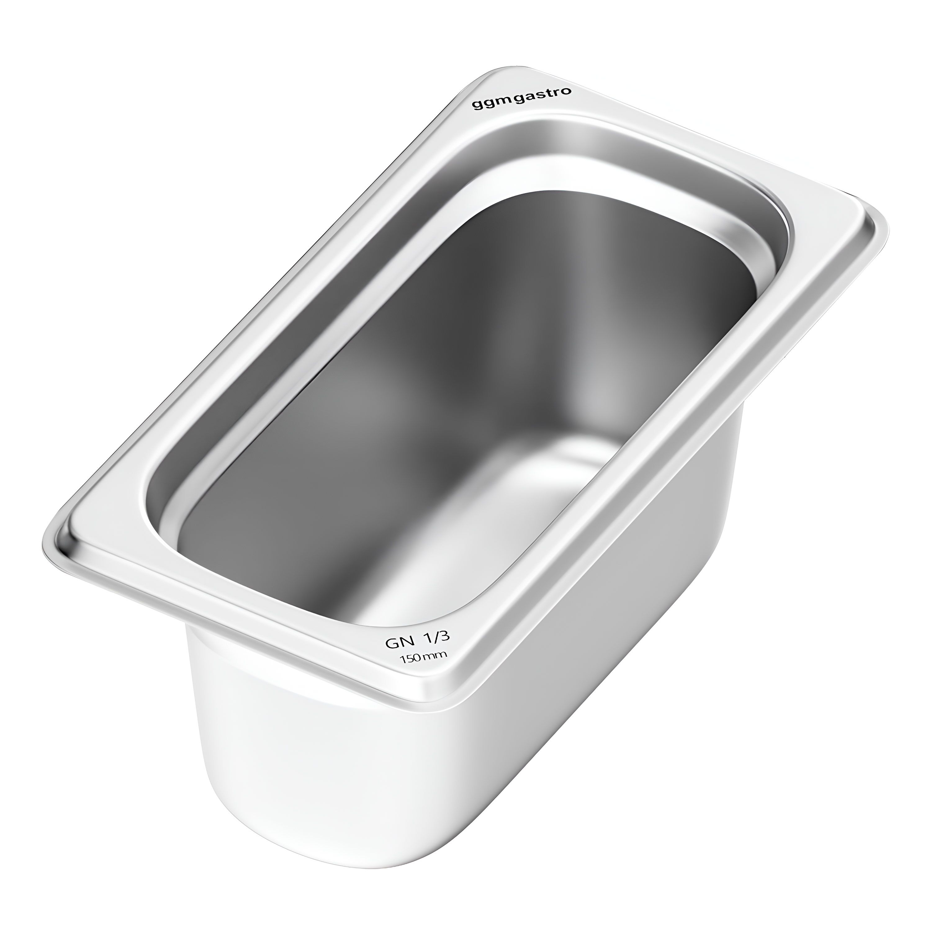 (6 pièces) Bac GN 1/3 en inox - Hauteur : 150 mm