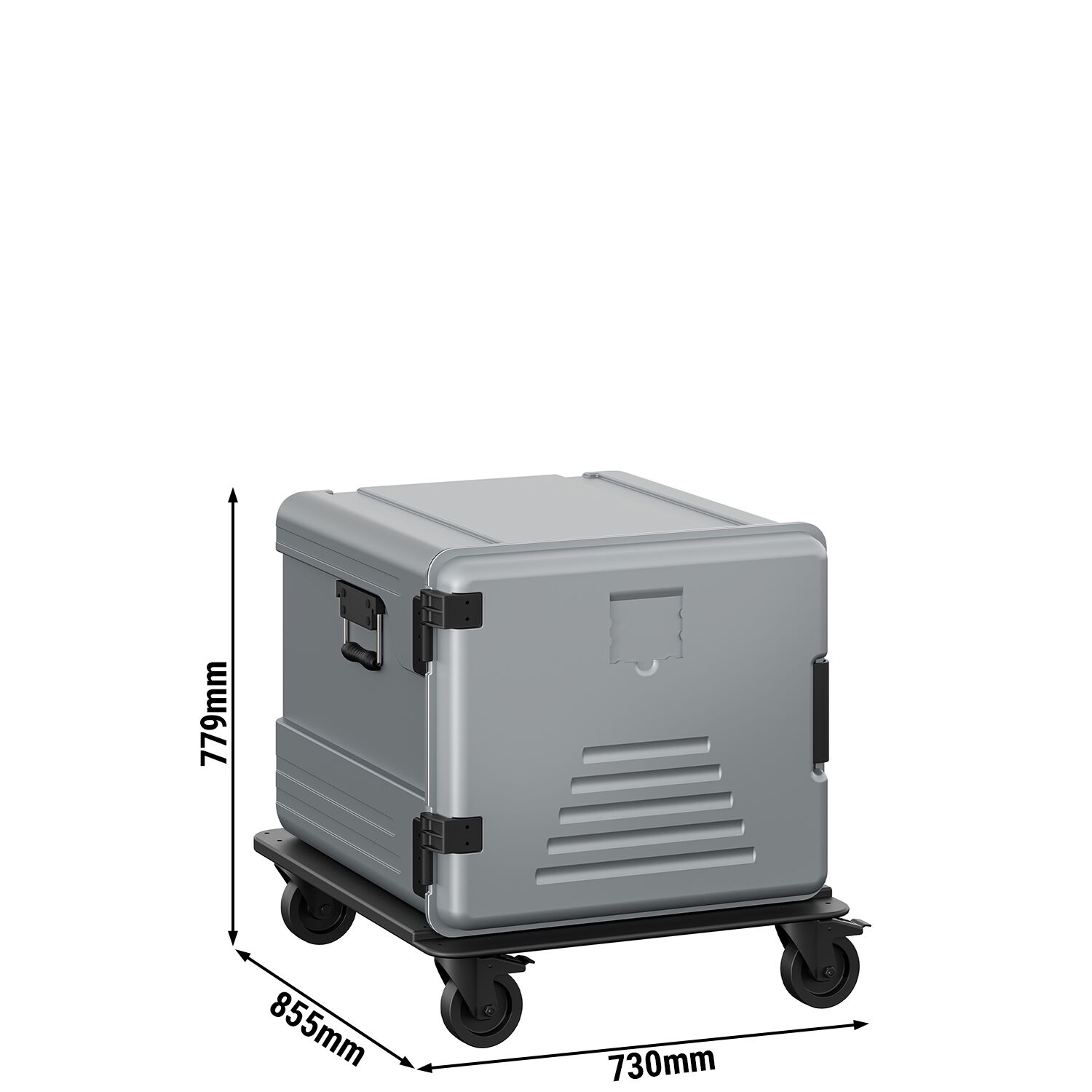 Thermobox - Chargement par l’avant - 180L - 730x855x760mm - pour 12x GN 2/1