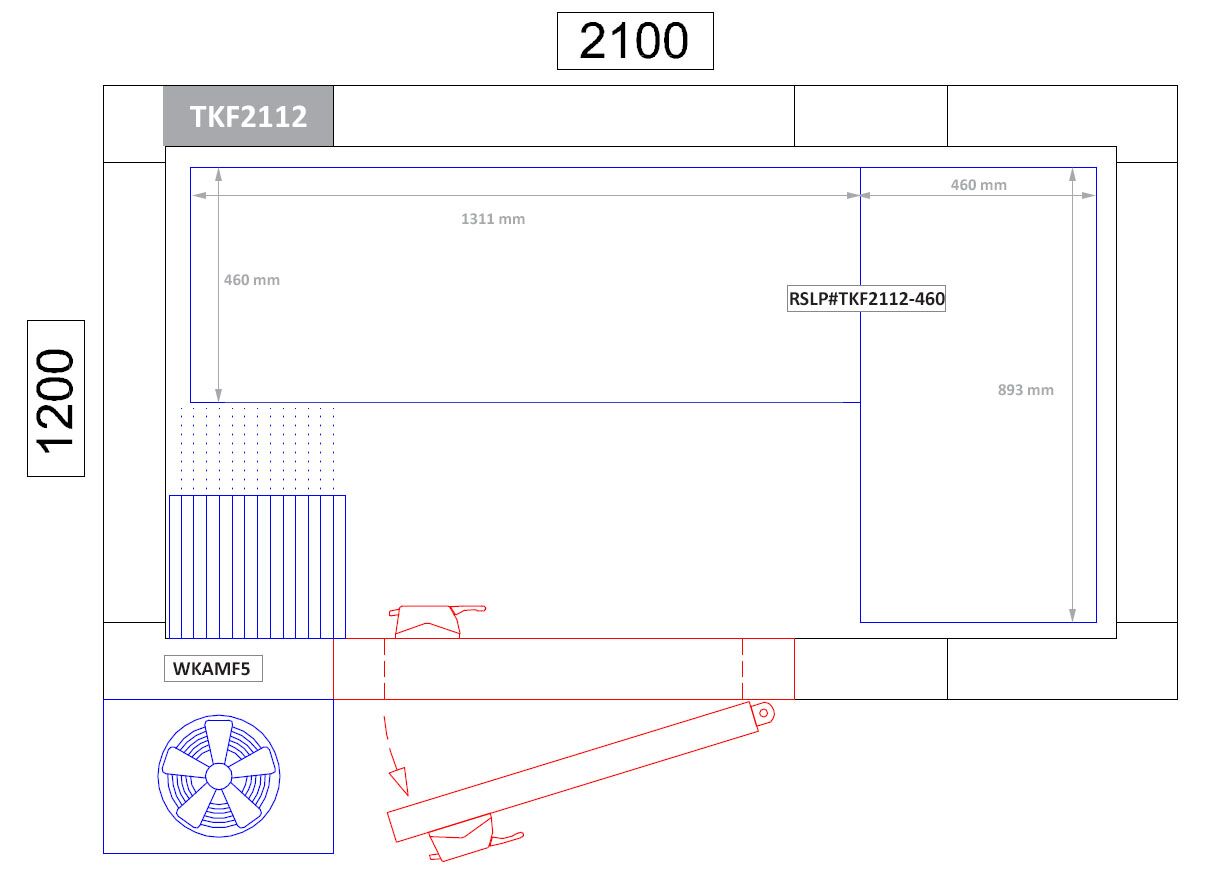 Rayonnage modulaire en aluminium - 1471x893mm - Capacité de charge:600kg