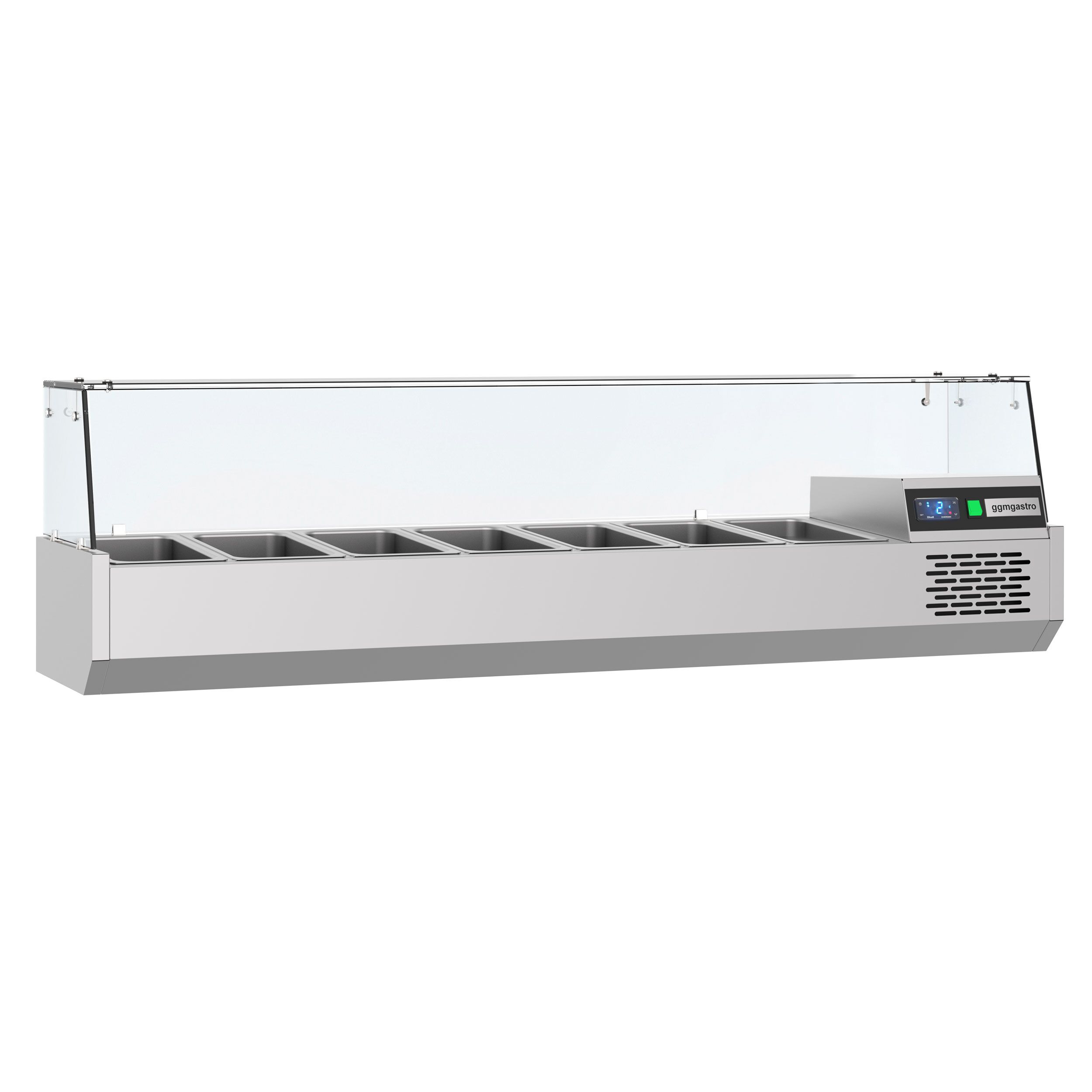 Vitrine Réfrigérée à Ingrédients PREMIUM - 1600x390mm - 6x GN 1/3