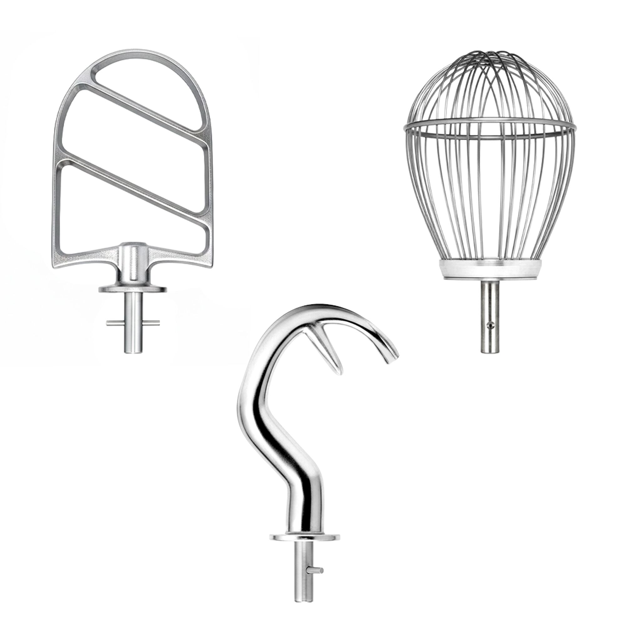 Batteur-mélangeur planétaire professionnel - 10L - 370W - incl. 3 outils