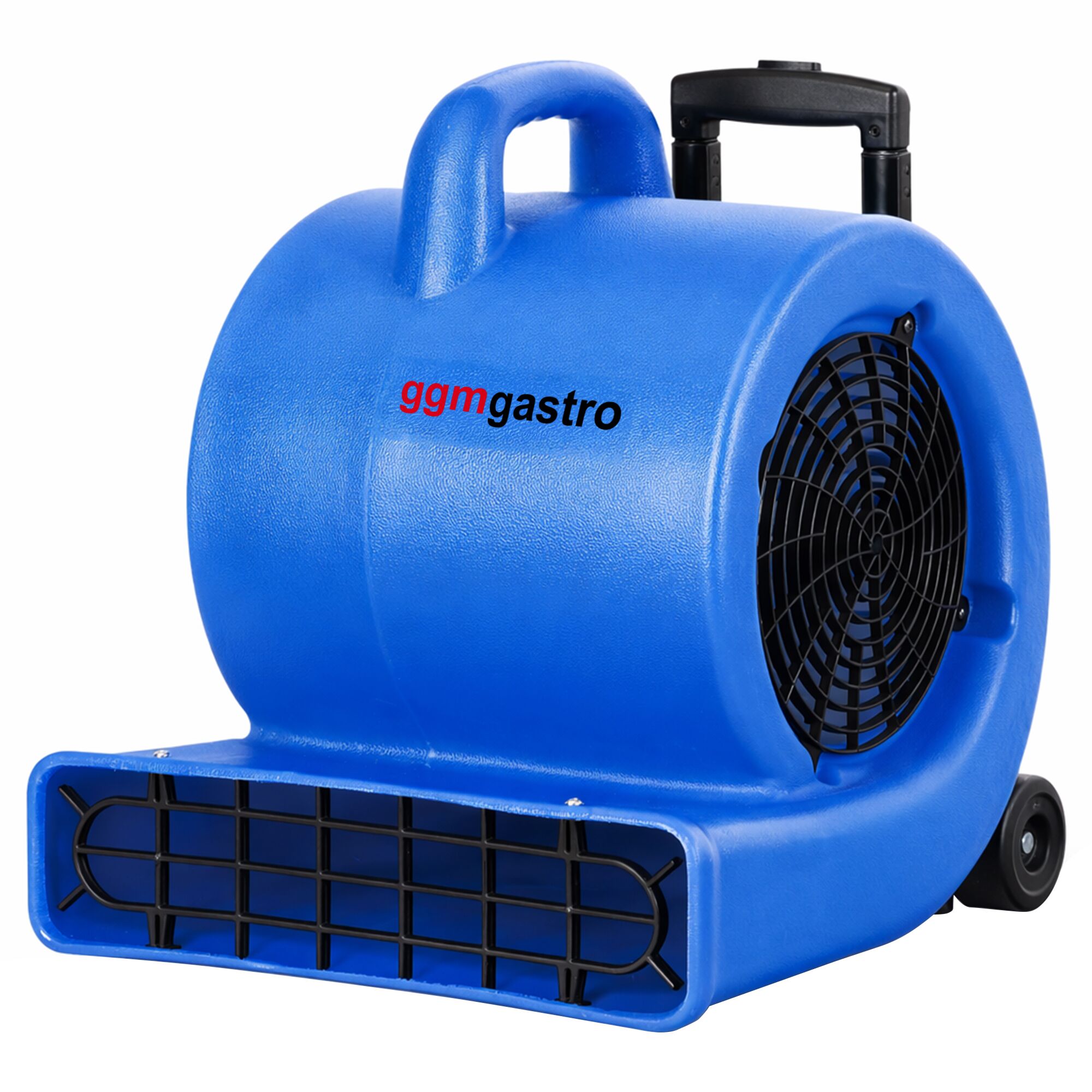 Ventilateur radial Professionnel - 3 vitesses - 850W - 1350tr/min - avec poignée de transport et roulettes